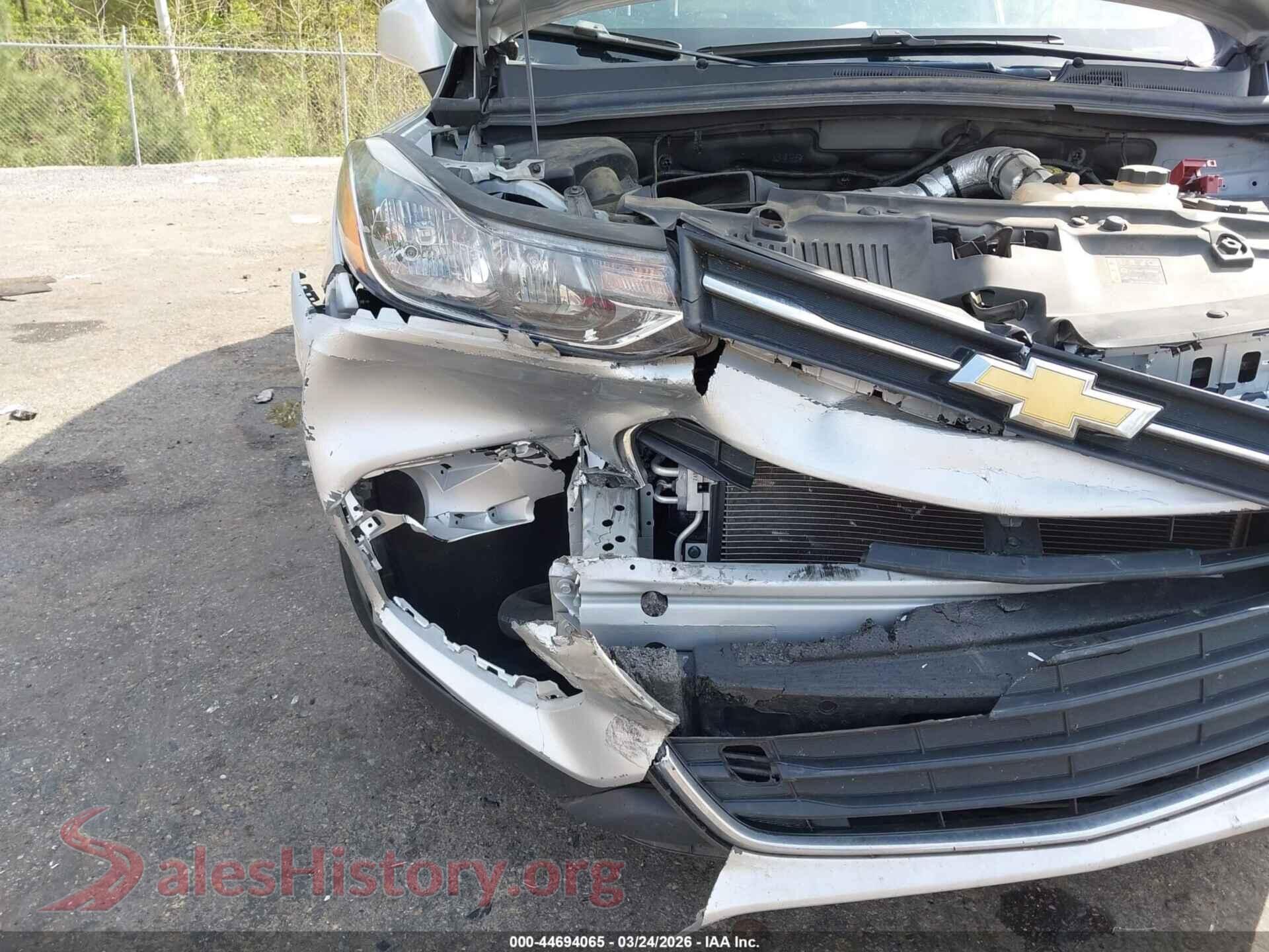 2022 CHEVROLET TRAX VIN KL7CJKSM0NB522688, rear passenger side