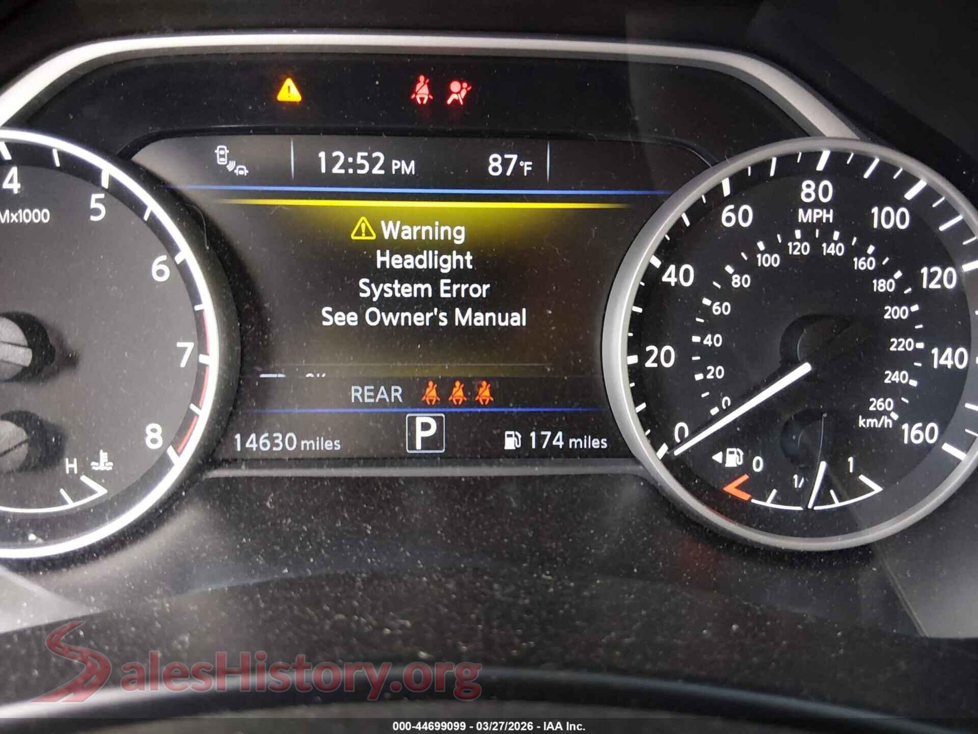 2024 NISSAN MURANO VIN 5N1AZ2DJ7RC127778, auction photo 15
