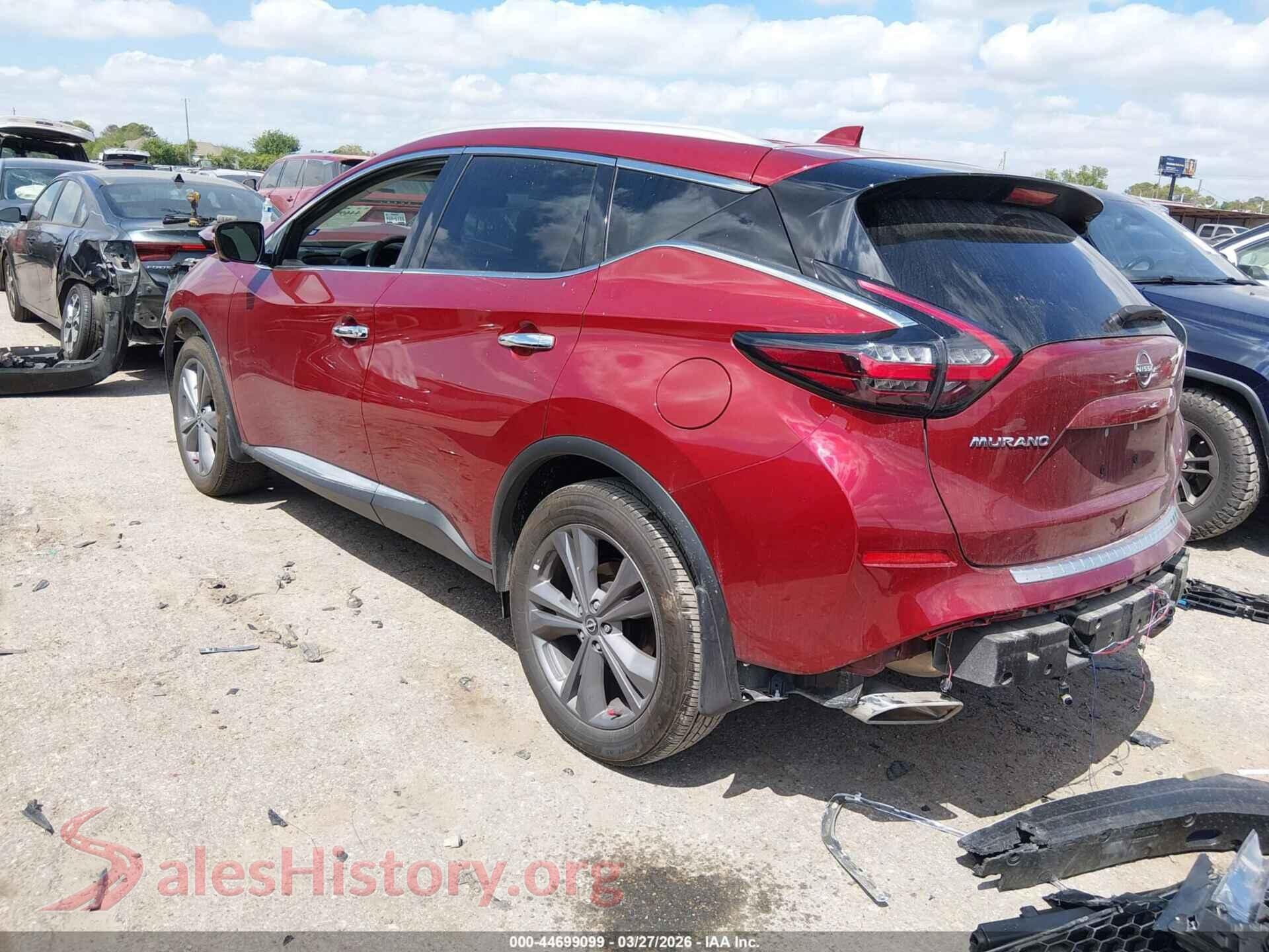 2024 NISSAN MURANO VIN 5N1AZ2DJ7RC127778, driver side view