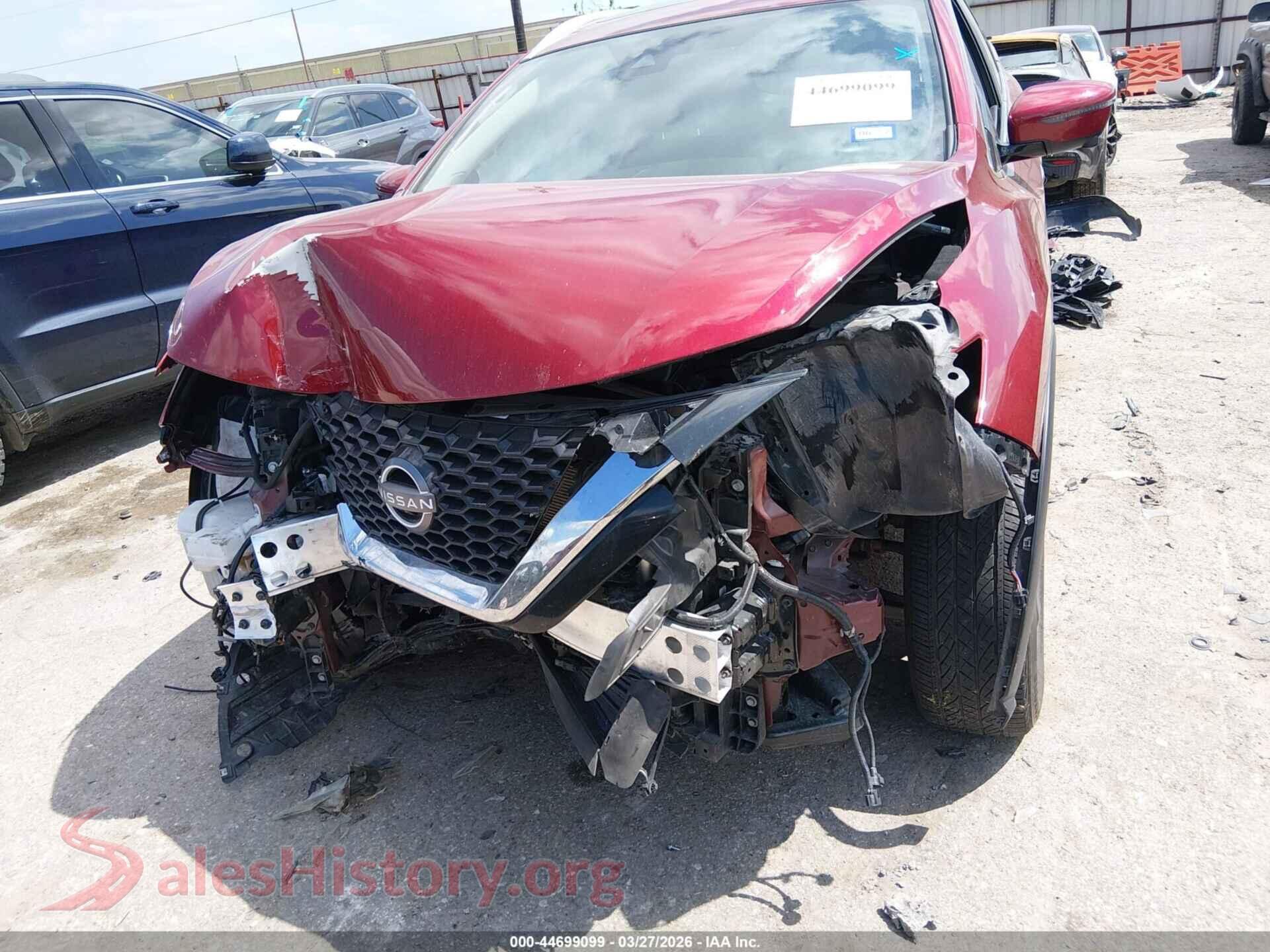 2024 NISSAN MURANO VIN 5N1AZ2DJ7RC127778, damage close-up