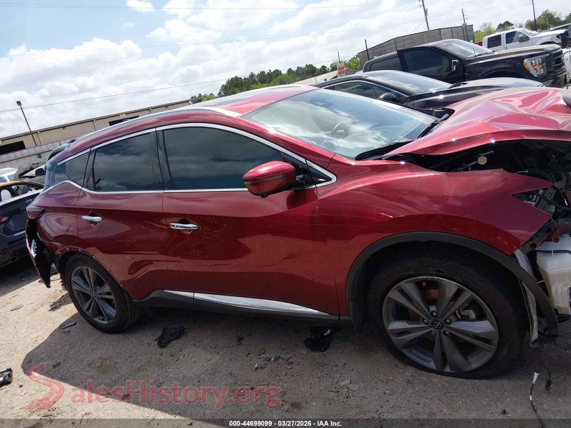2024 NISSAN MURANO VIN 5N1AZ2DJ7RC127778, auction photo 13