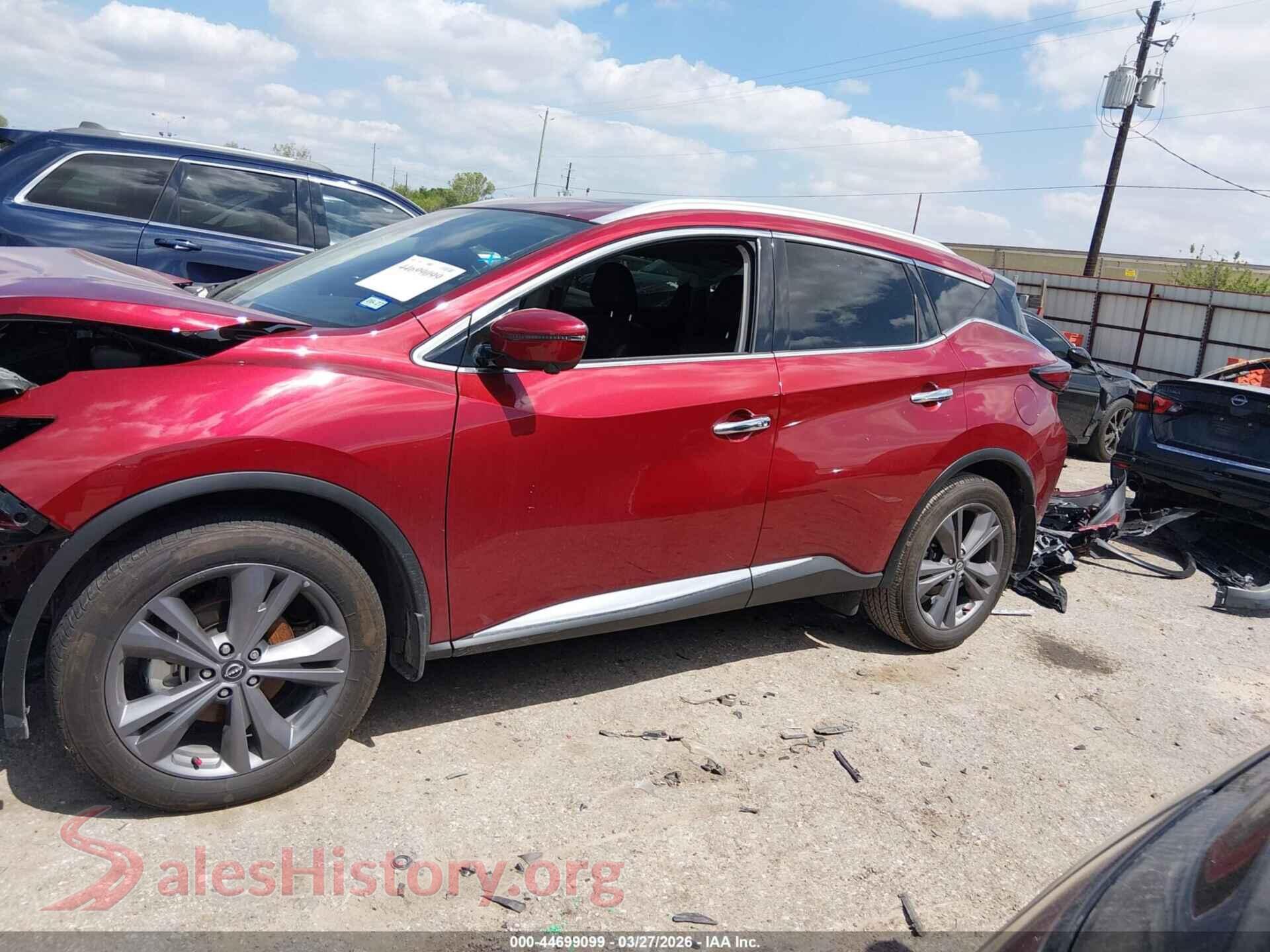 2024 NISSAN MURANO VIN 5N1AZ2DJ7RC127778, auction photo 14