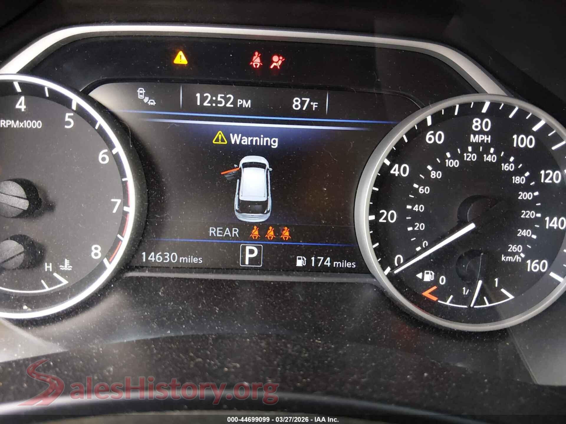 2024 NISSAN MURANO VIN 5N1AZ2DJ7RC127778, passenger side view