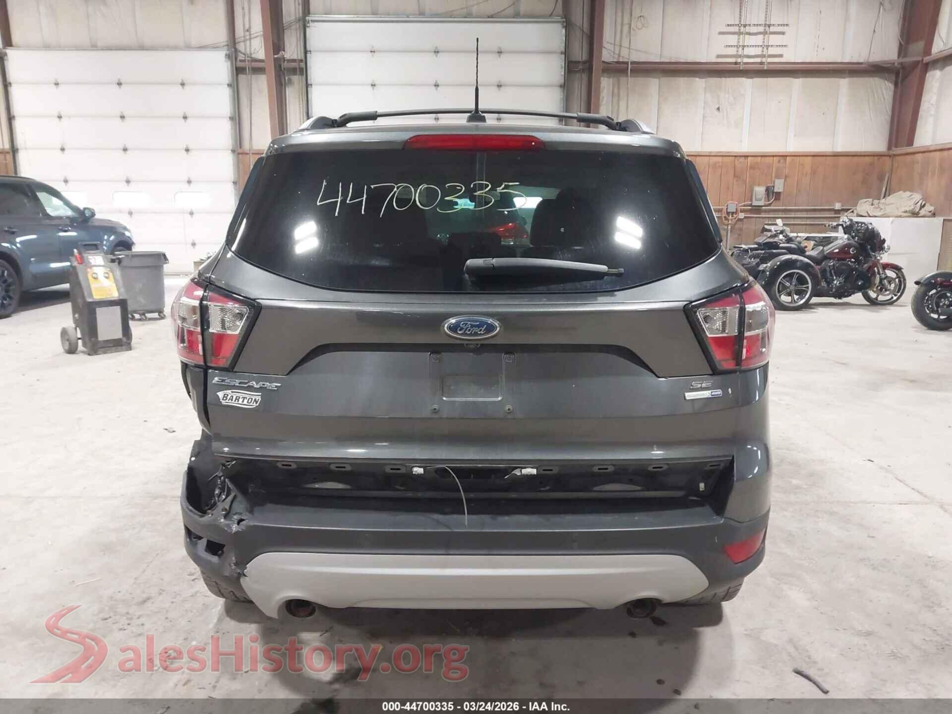 2017 FORD ESCAPE VIN 1FMCU9GD4HUD02695, auction photo 16