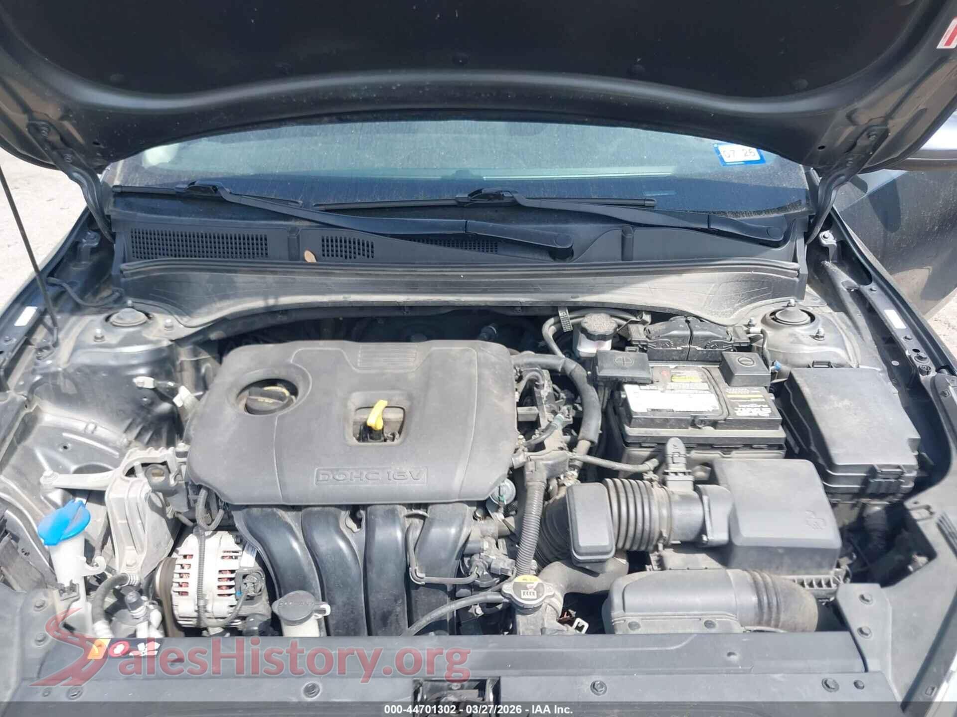 2021 KIA FORTE VIN 3KPF24AD7ME387821, interior dashboard
