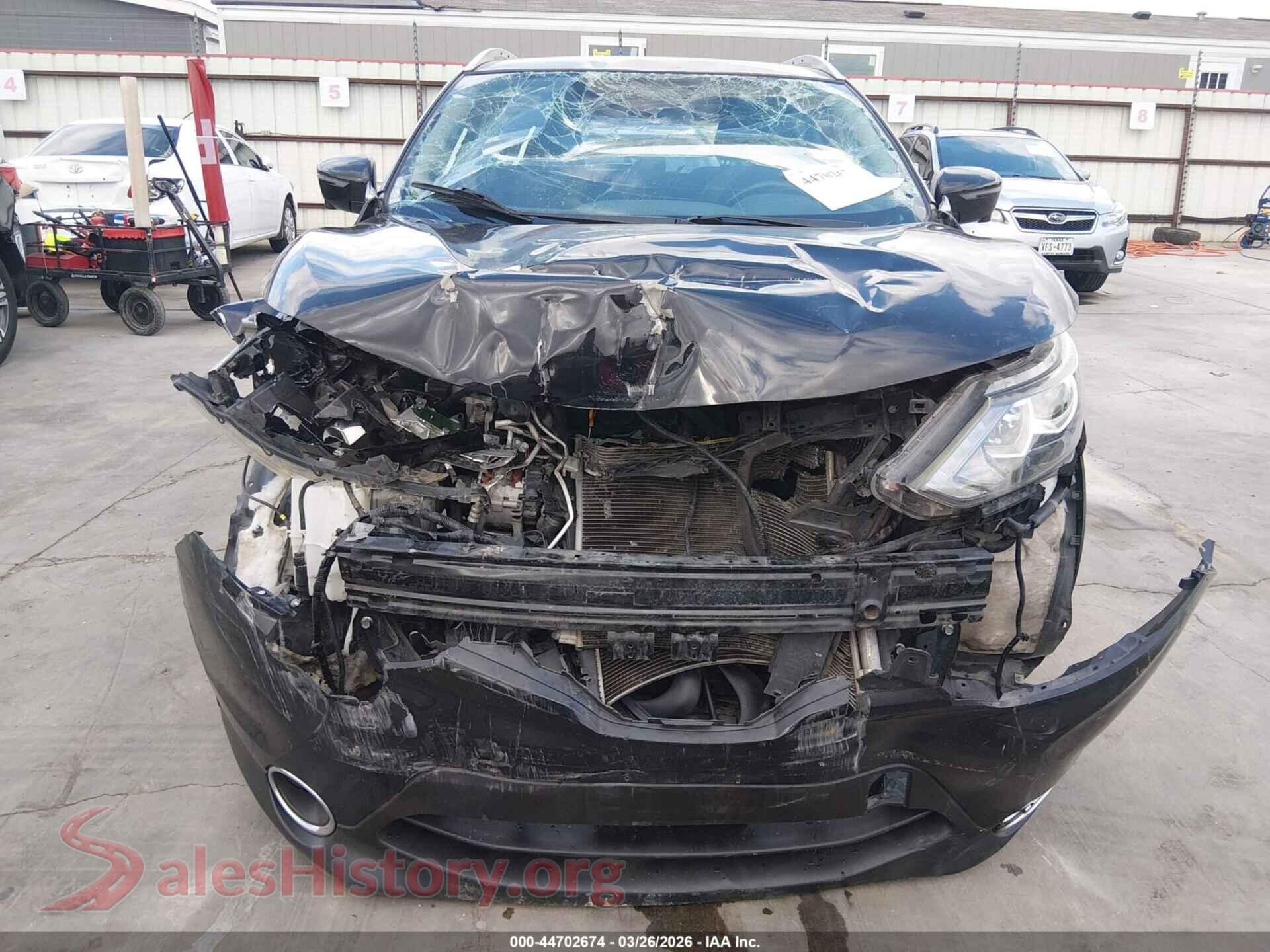 2017 NISSAN ROGUE SPORT VIN JN1BJ1CP6HW003176, rear passenger side
