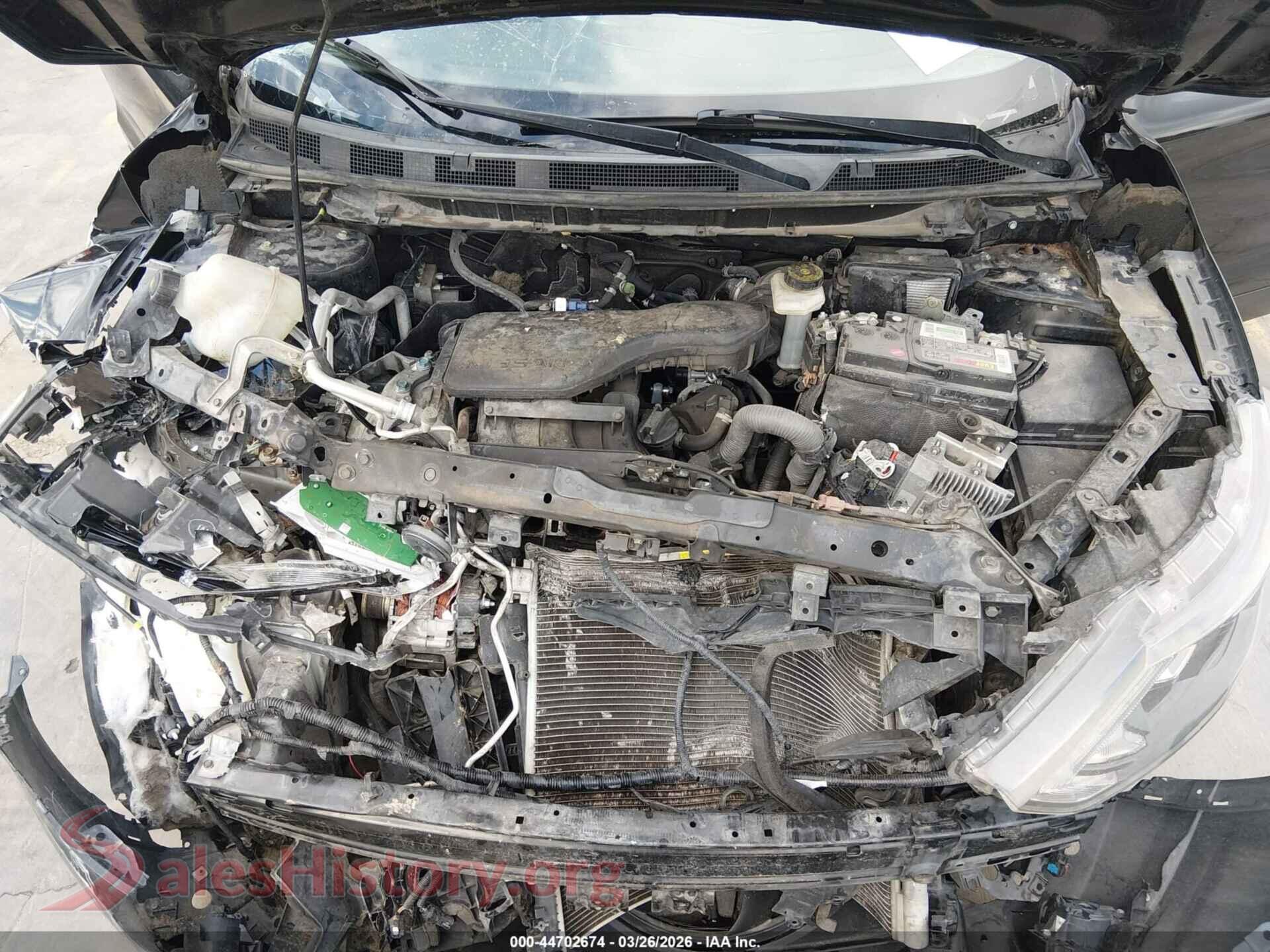 2017 NISSAN ROGUE SPORT VIN JN1BJ1CP6HW003176, interior dashboard