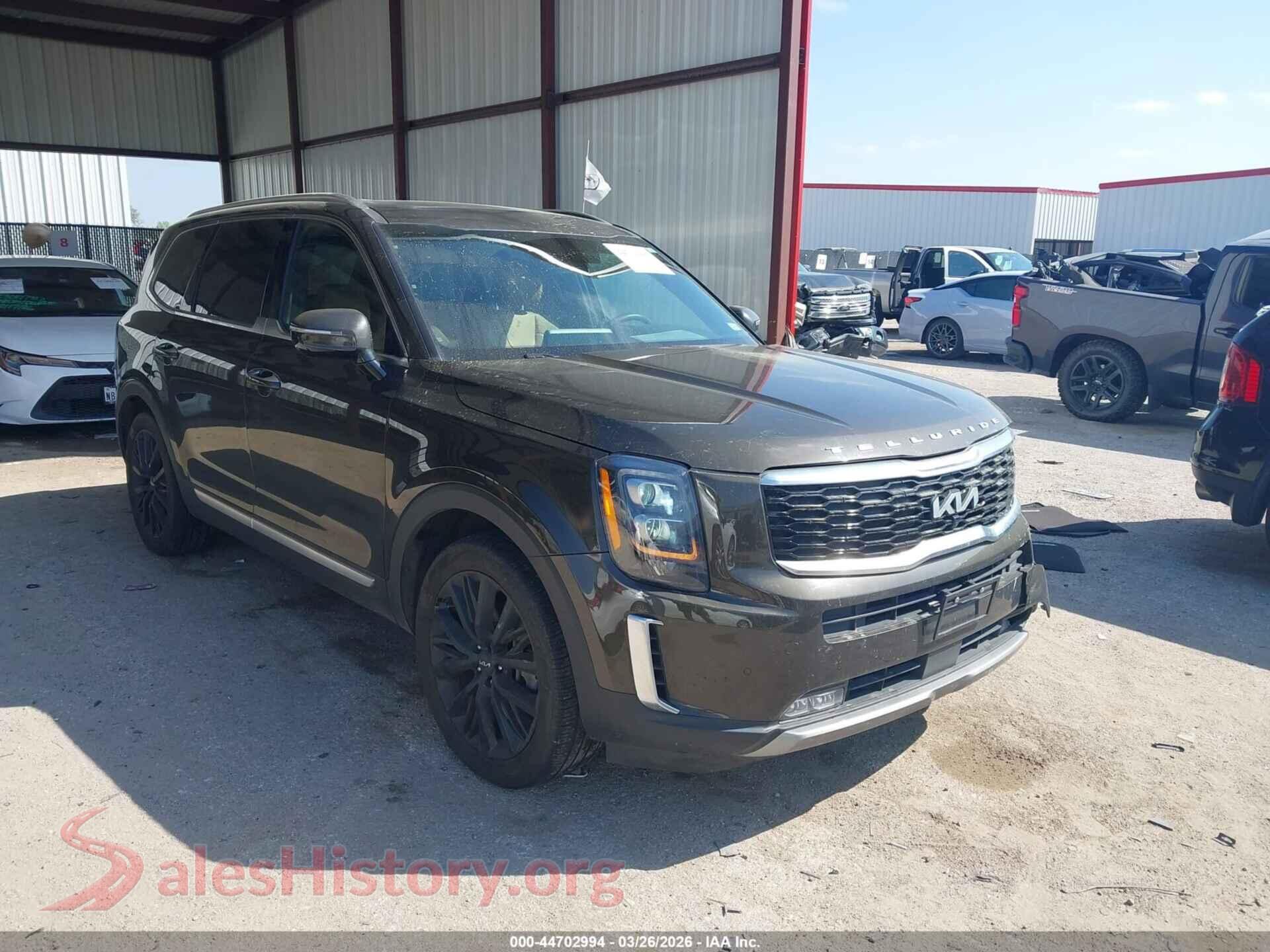 5XYP54HC6NG218421 2022 KIA TELLURIDE