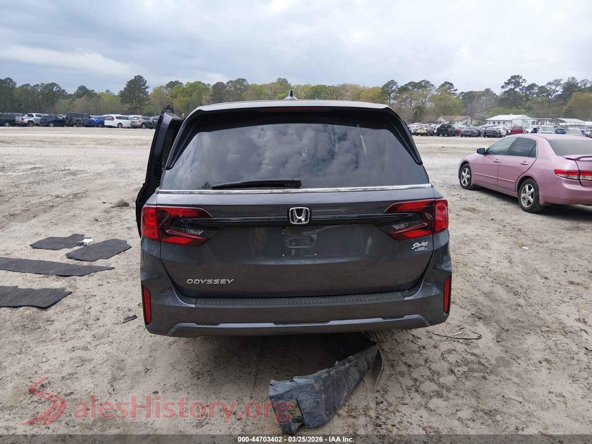 2026 HONDA ODYSSEY VIN 5FNRL6H64TB017867, auction photo 15