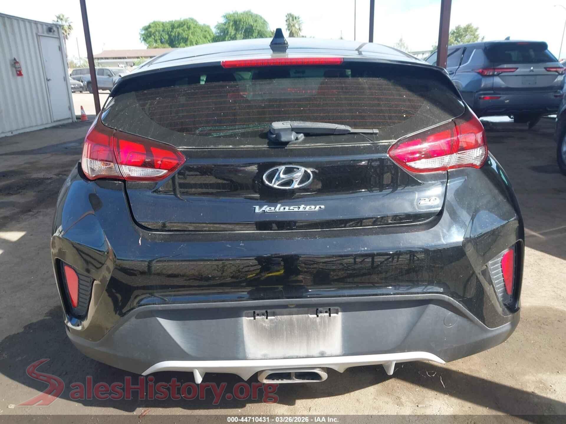 2020 HYUNDAI VELOSTER VIN KMHTG6AF0LU028663, auction photo 16