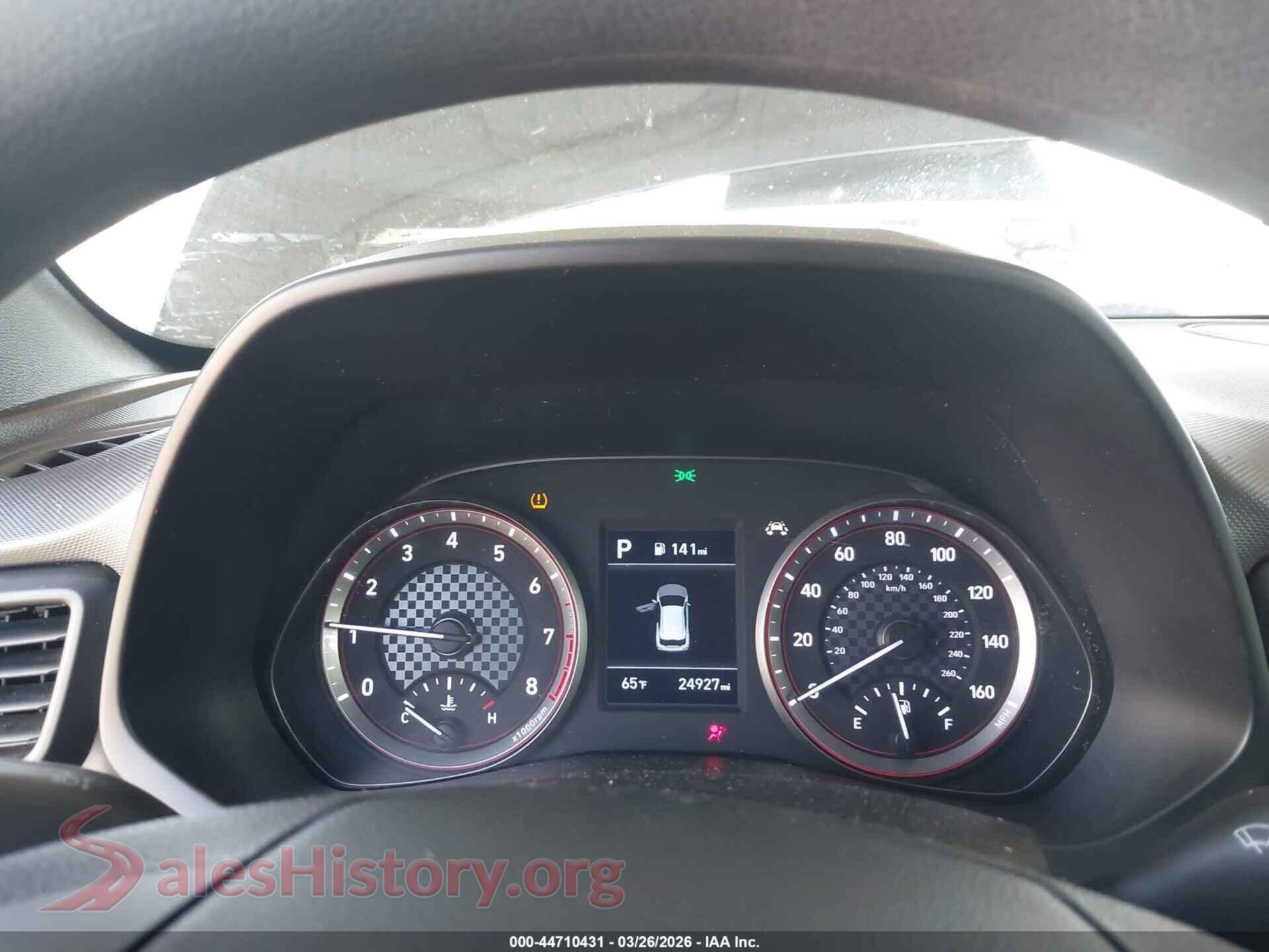 2020 HYUNDAI VELOSTER VIN KMHTG6AF0LU028663, passenger side view