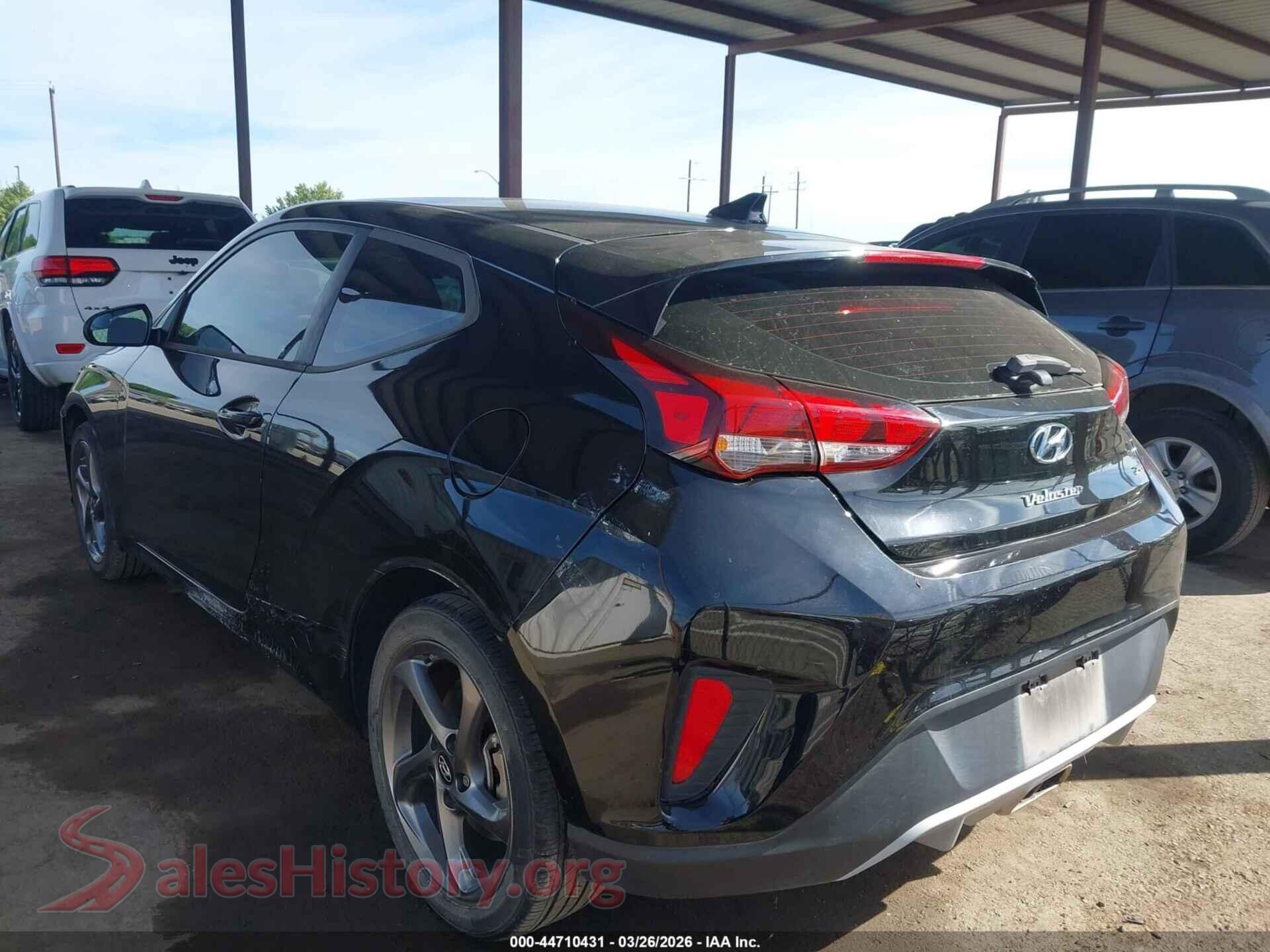 2020 HYUNDAI VELOSTER VIN KMHTG6AF0LU028663, driver side view