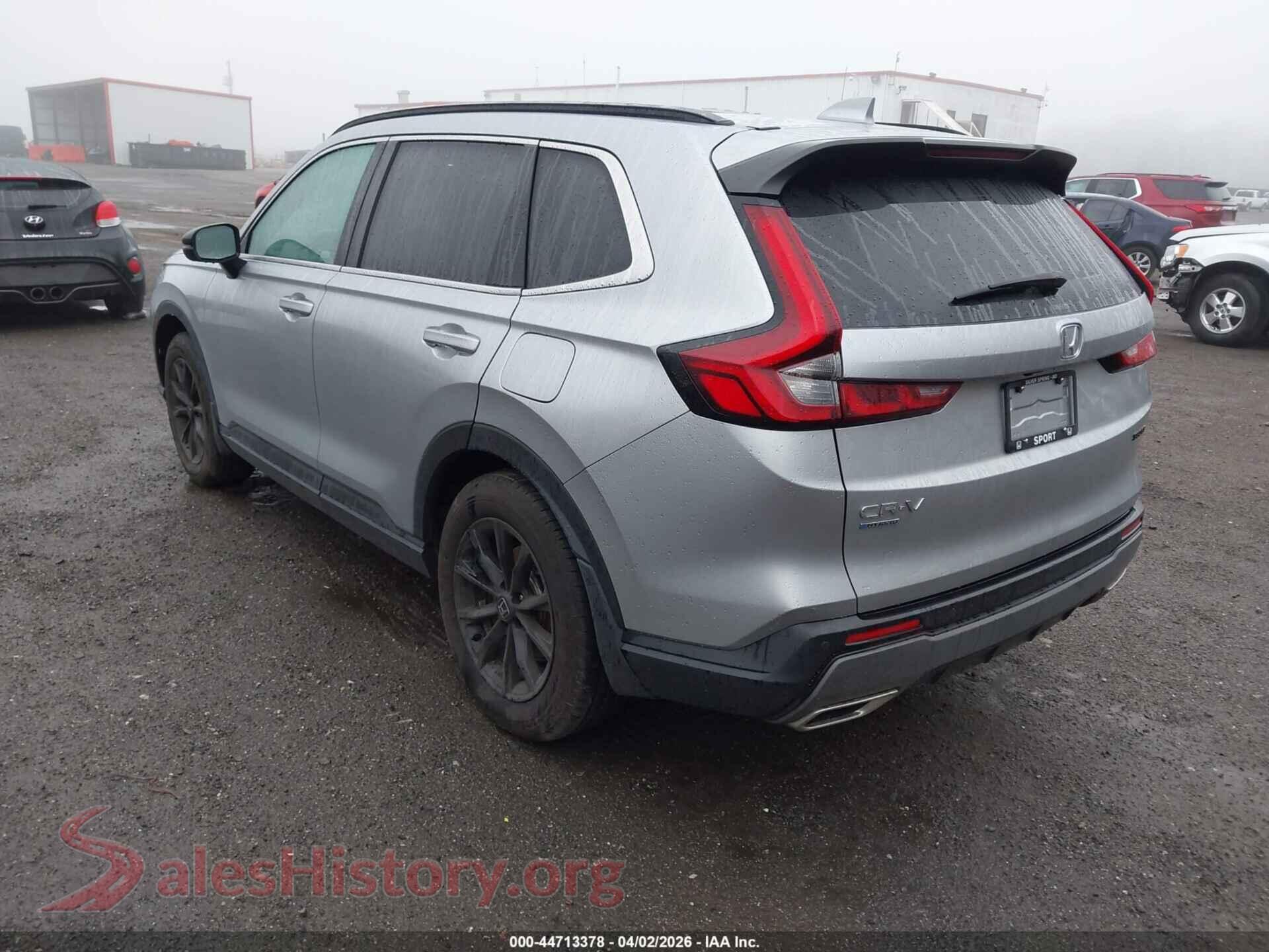2025 HONDA CR-V HYBRID VIN 5J6RS6H87SL030543, driver side view