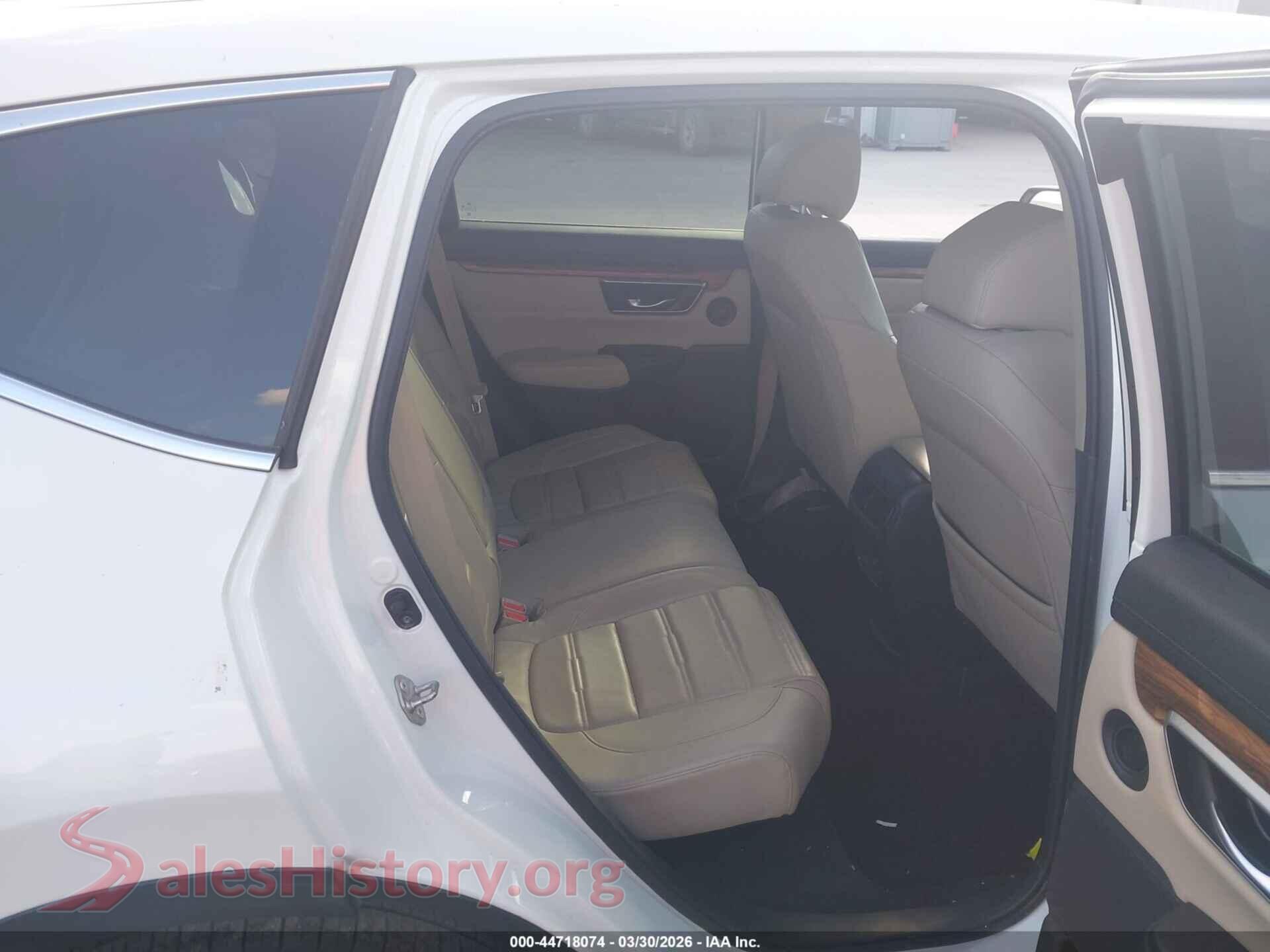 2018 HONDA CR-V VIN 2HKRW1H82JH522333, front passenger side