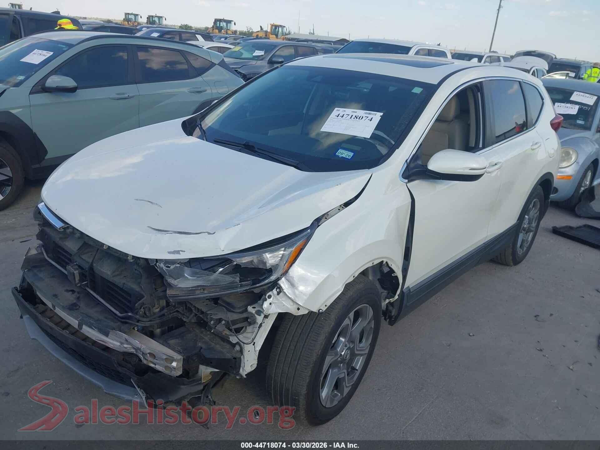 2018 HONDA CR-V VIN 2HKRW1H82JH522333, front view
