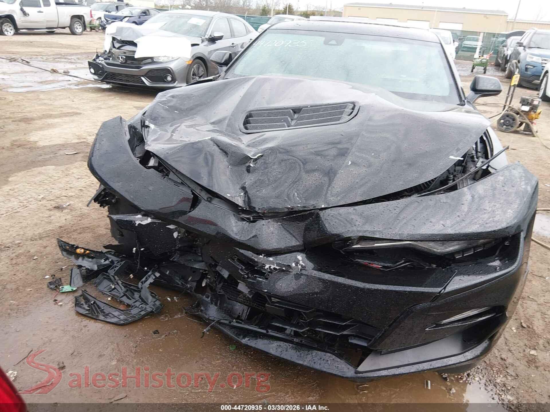2019 CHEVROLET CAMARO VIN 1G1FH1R78K0118172, rear passenger side