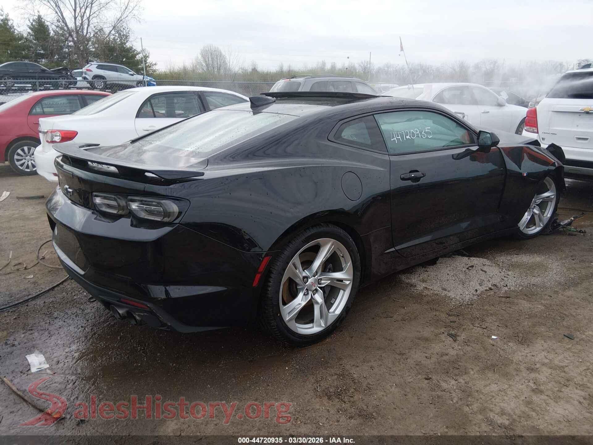2019 CHEVROLET CAMARO VIN 1G1FH1R78K0118172, rear driver side