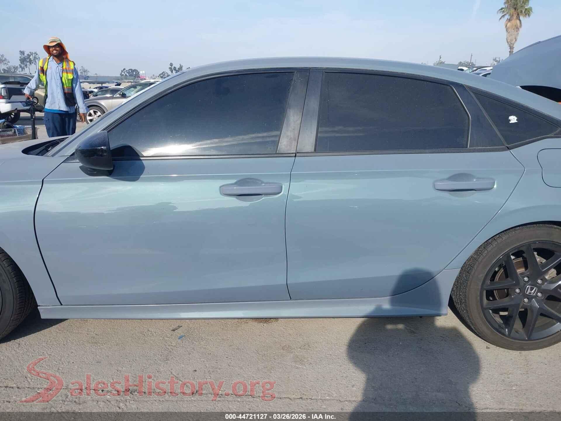 2023 HONDA CIVIC VIN 2HGFE2F51PH508706, auction photo 14