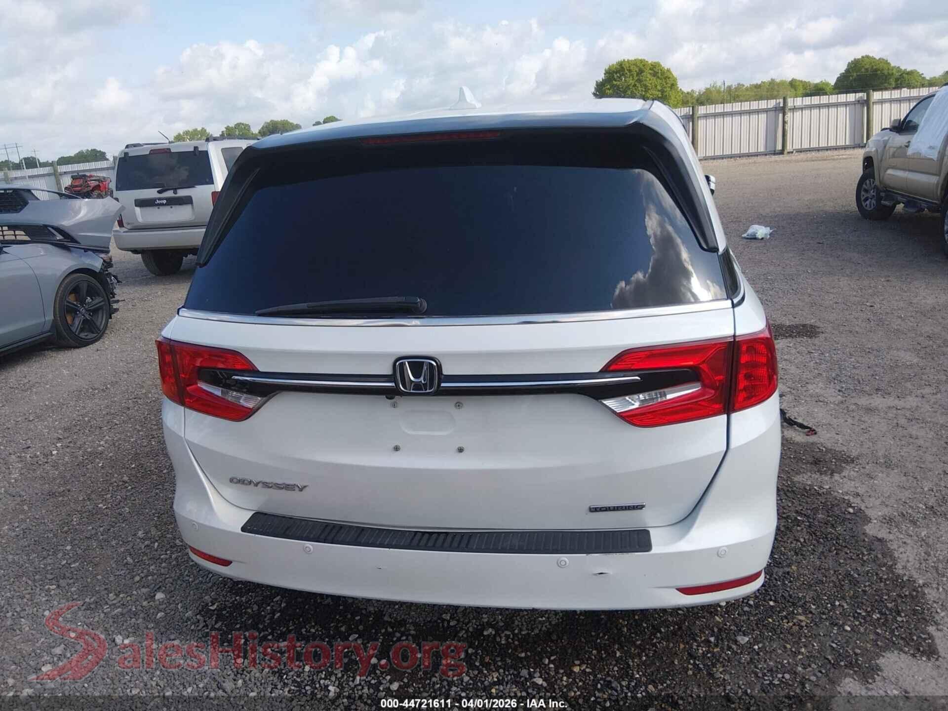 2022 HONDA ODYSSEY VIN 5FNRL6H82NB057286, auction photo 15