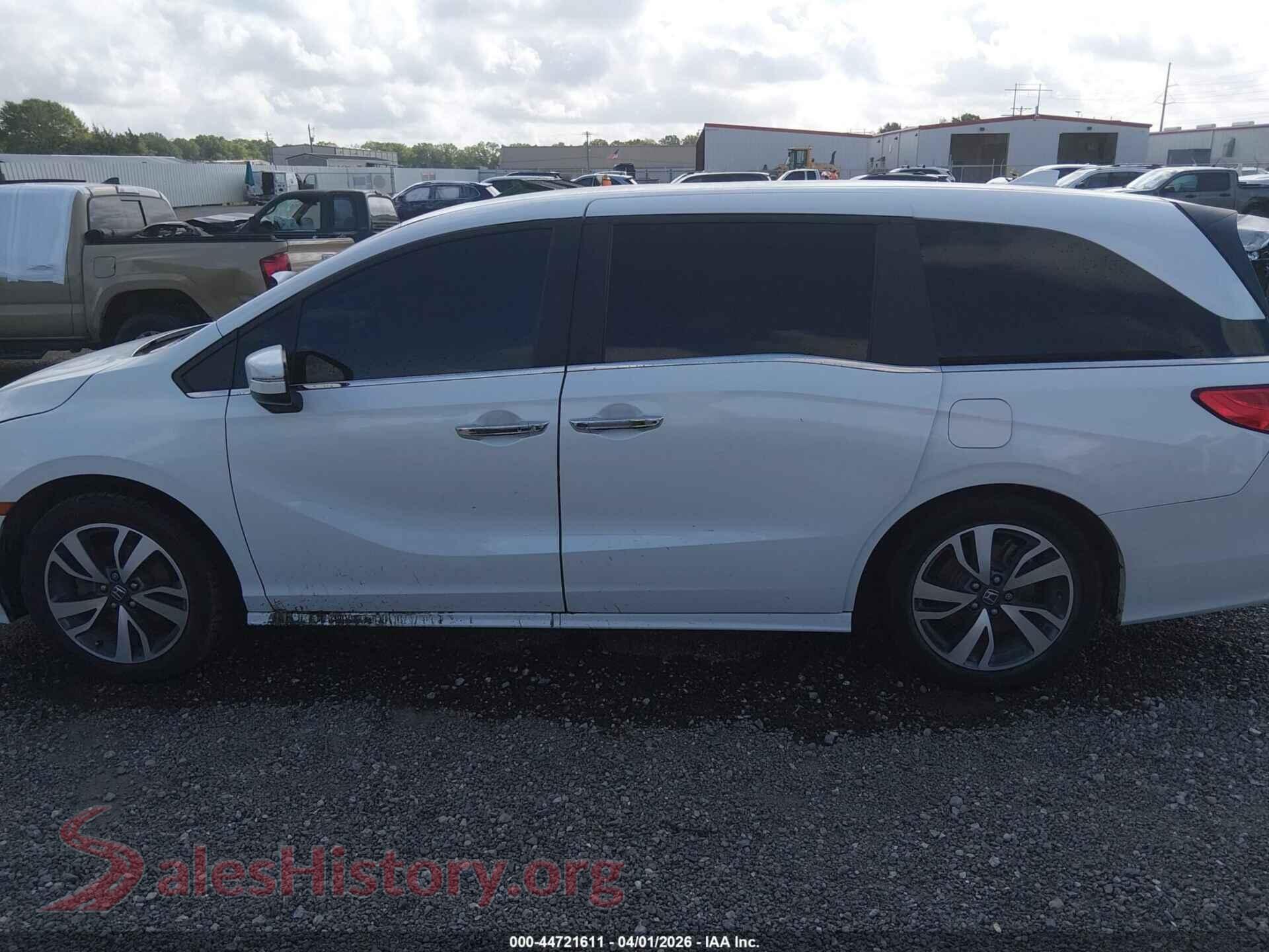 2022 HONDA ODYSSEY VIN 5FNRL6H82NB057286, auction photo 13