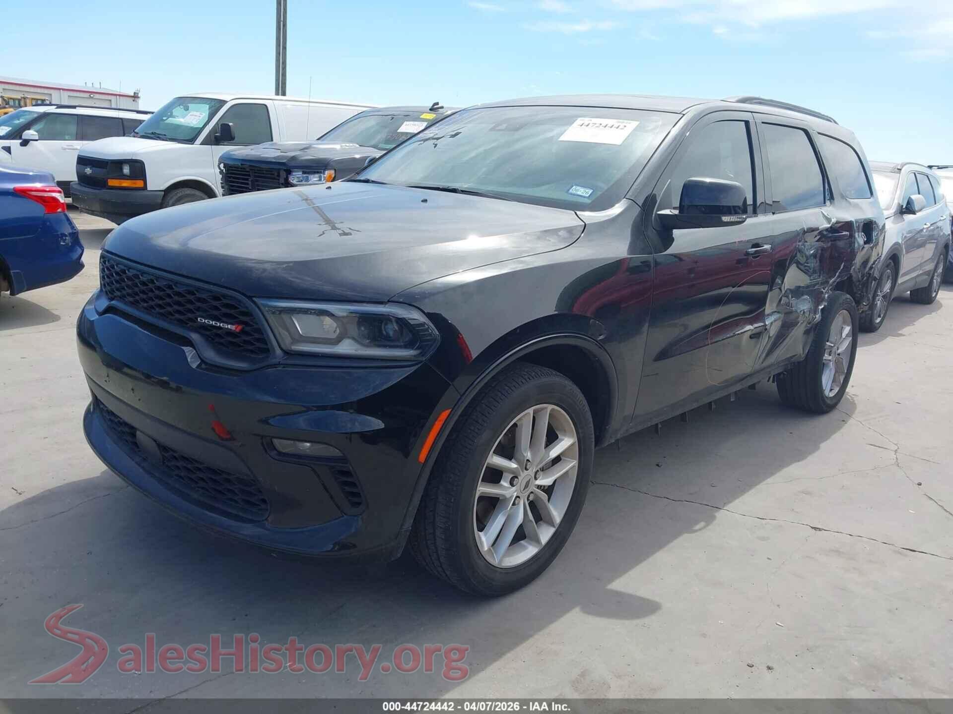2023 DODGE DURANGO VIN 1C4RDJDG1PC602651, front view