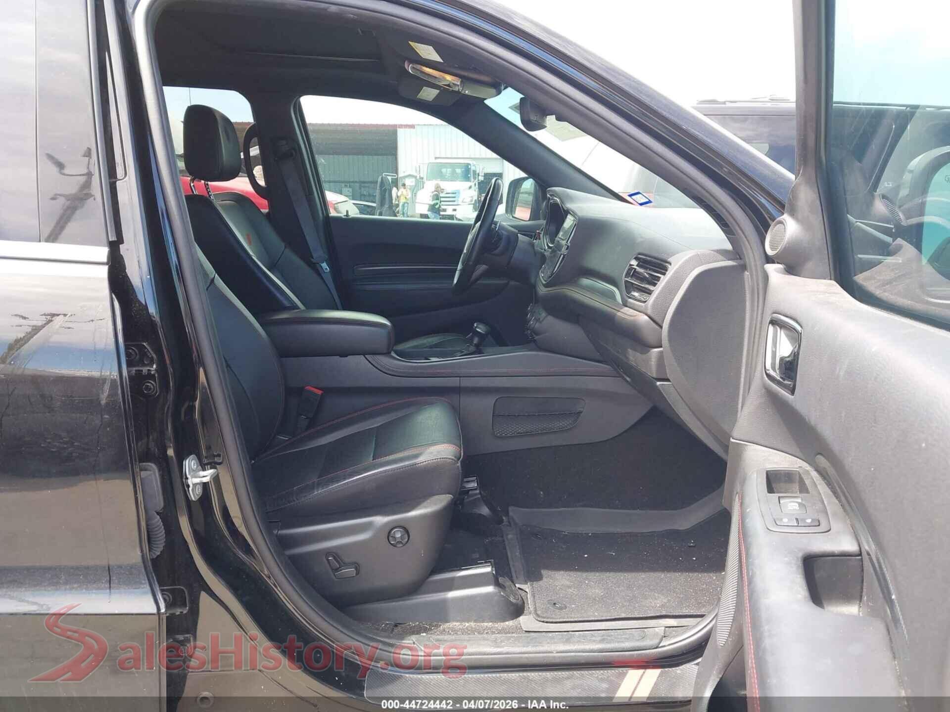 2023 DODGE DURANGO VIN 1C4RDJDG1PC602651, rear view