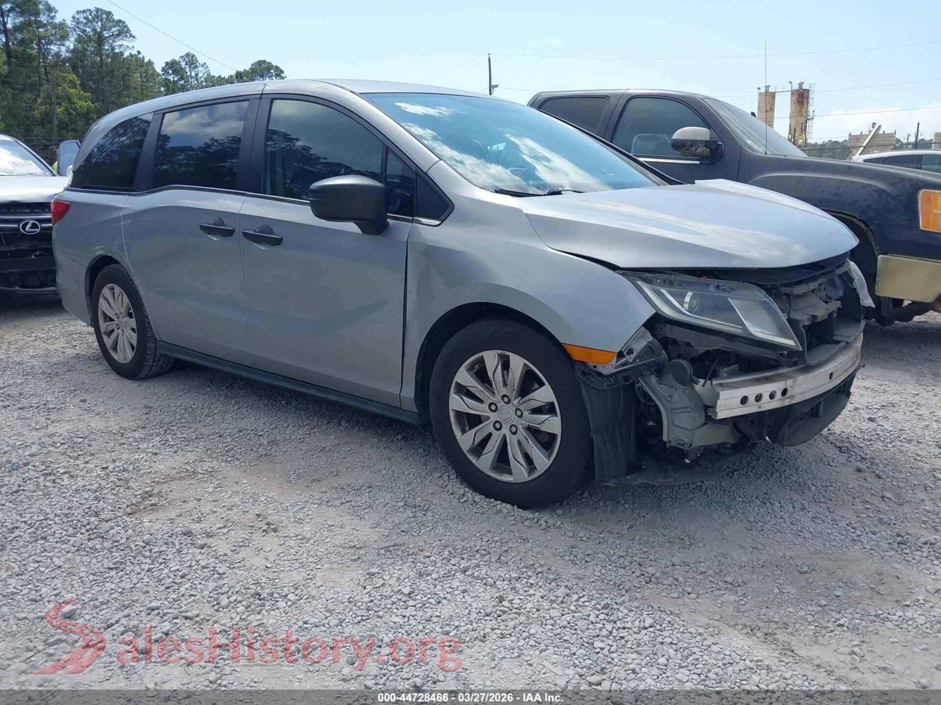 5FNRL6H2XKB037200 2019 HONDA ODYSSEY