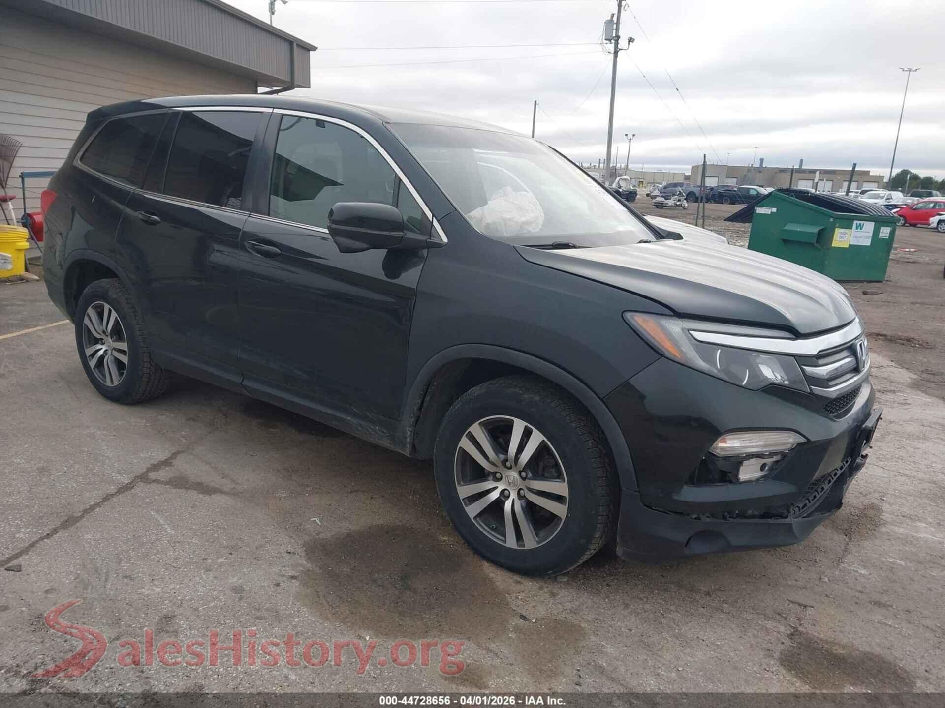5FNYF6H30HB067987 2017 HONDA PILOT