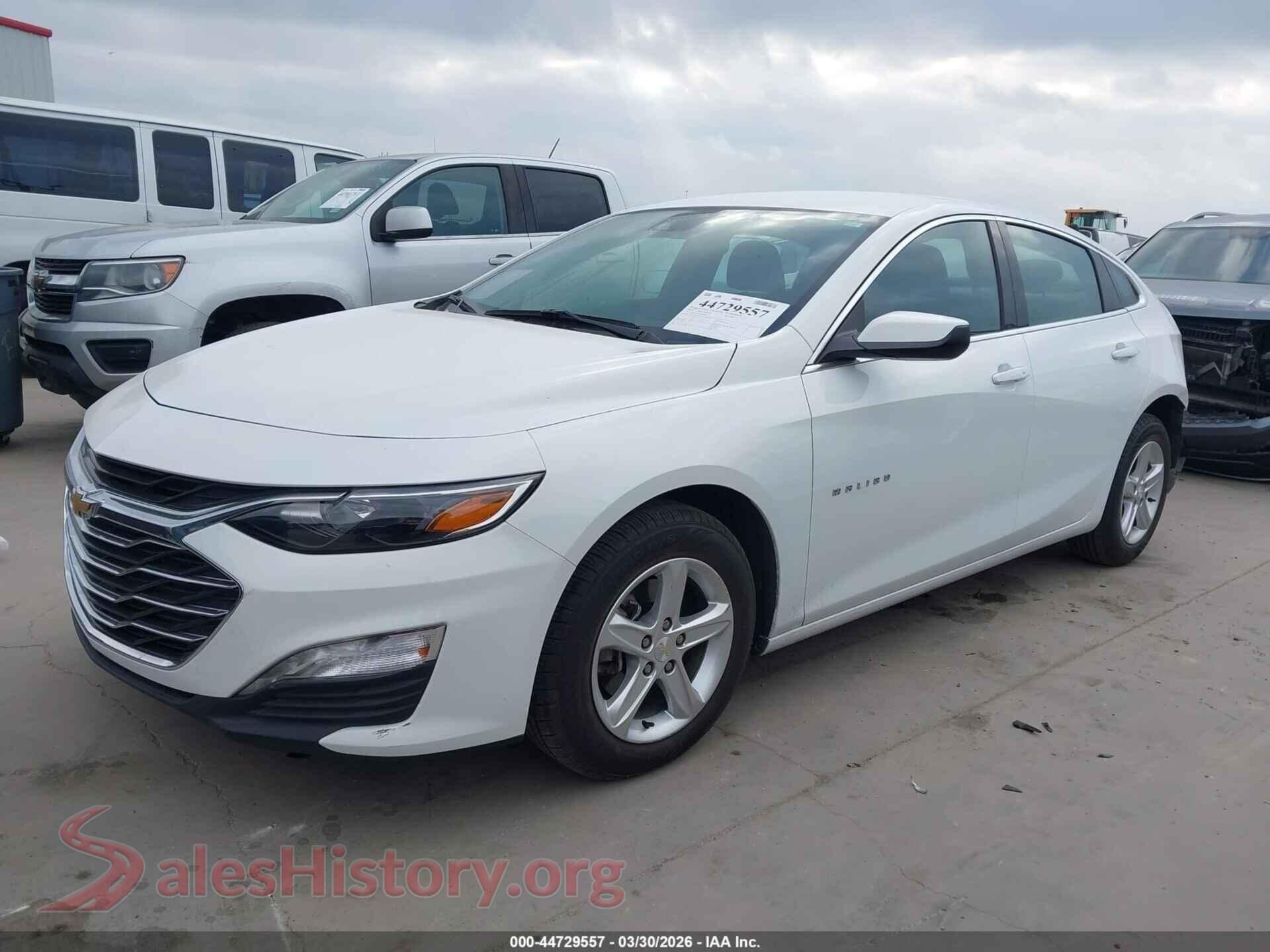 2023 CHEVROLET MALIBU VIN 1G1ZD5ST7PF189861, front view