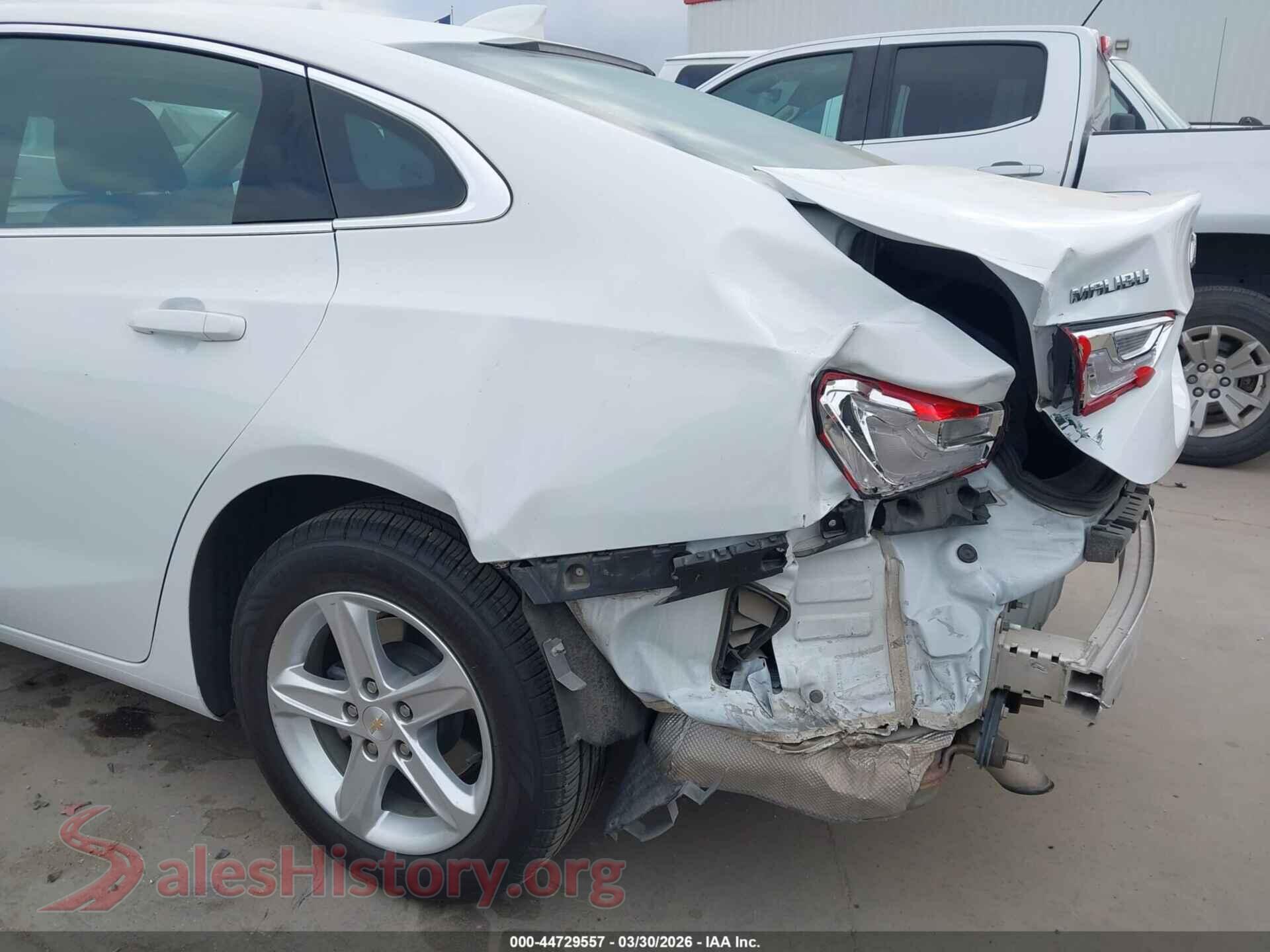 2023 CHEVROLET MALIBU VIN 1G1ZD5ST7PF189861, rear passenger side