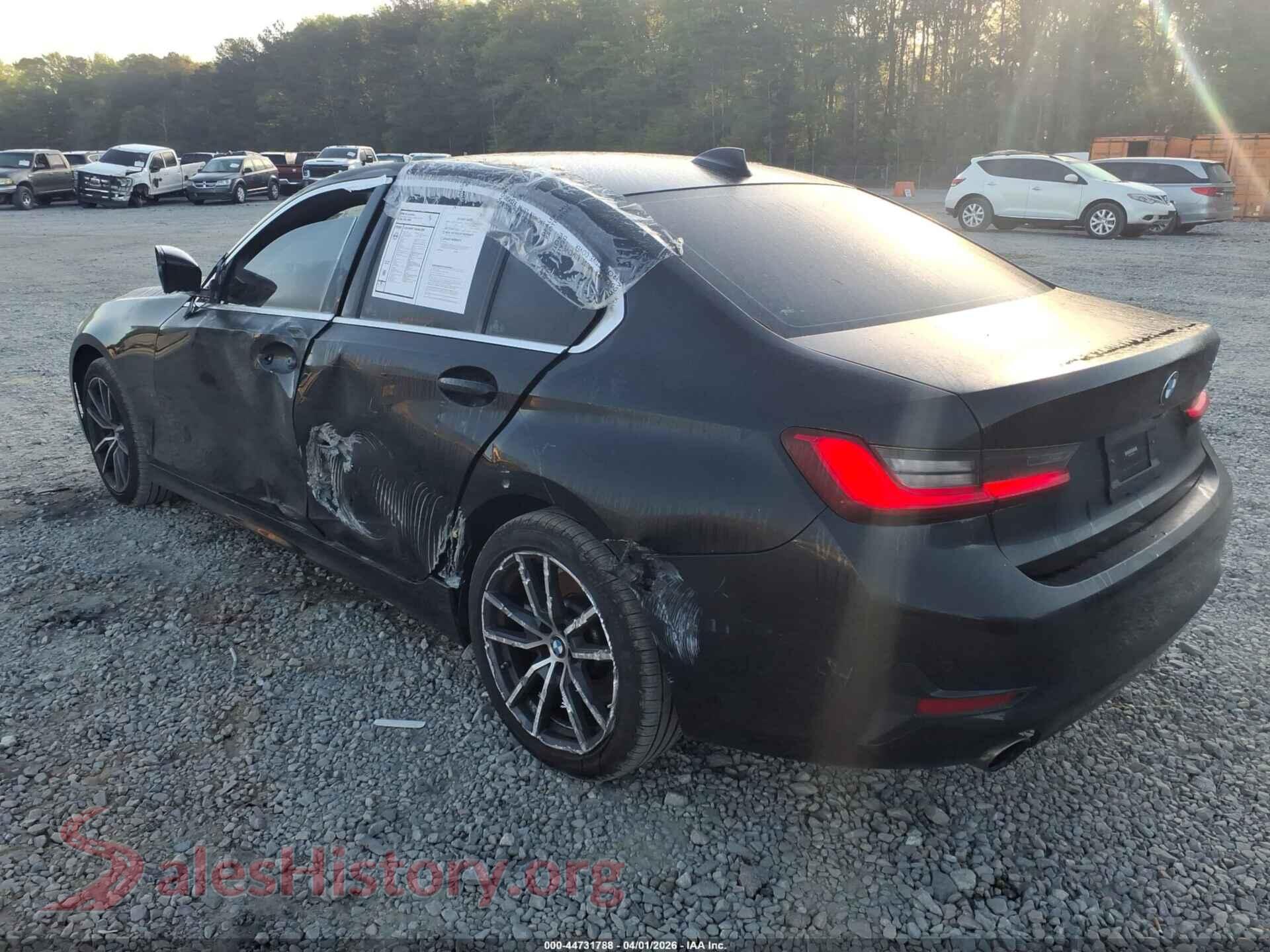 2020 BMW 330I VIN 3MW5R1J08L8B14481, driver side view