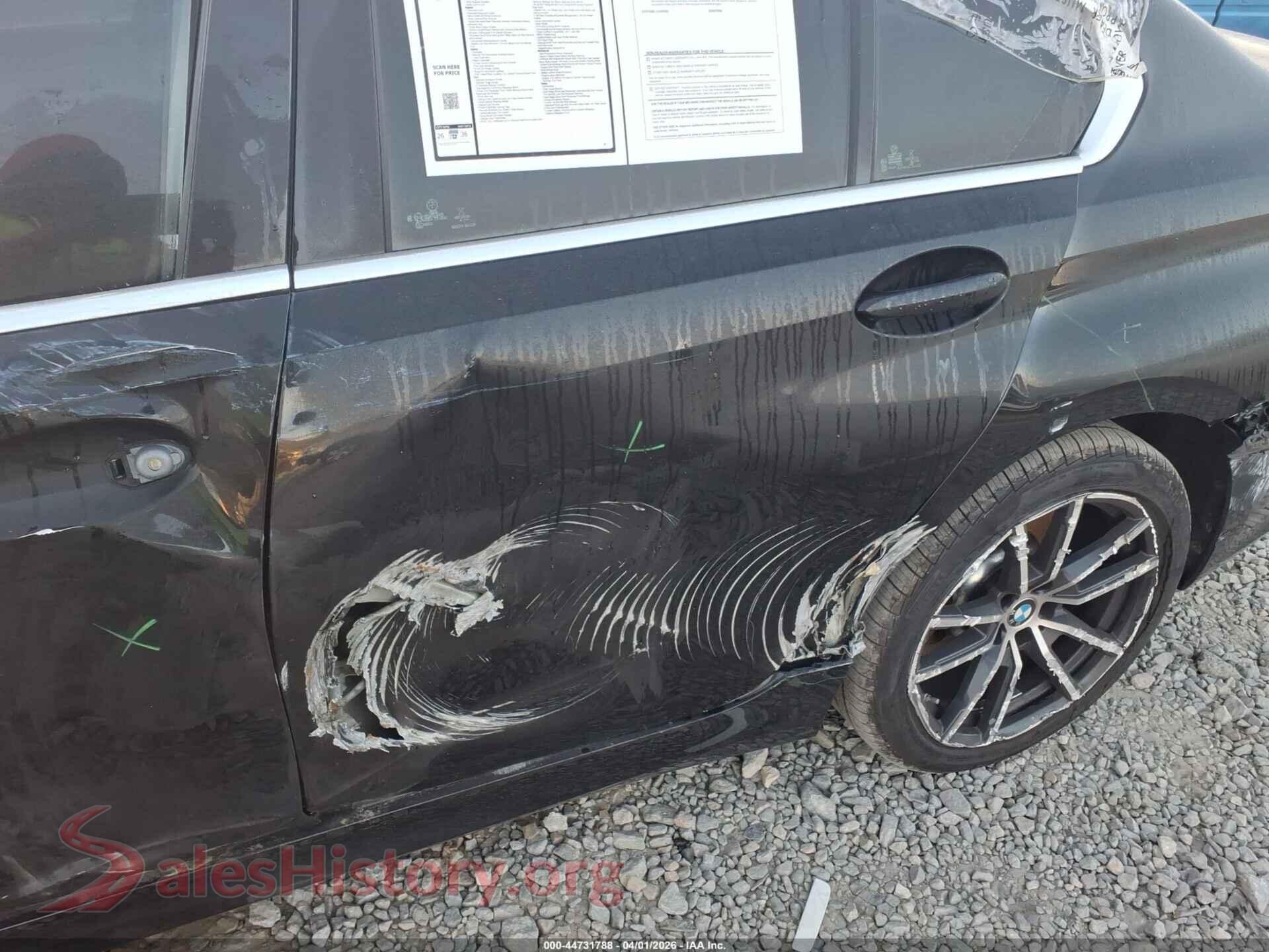 2020 BMW 330I VIN 3MW5R1J08L8B14481, auction photo 17