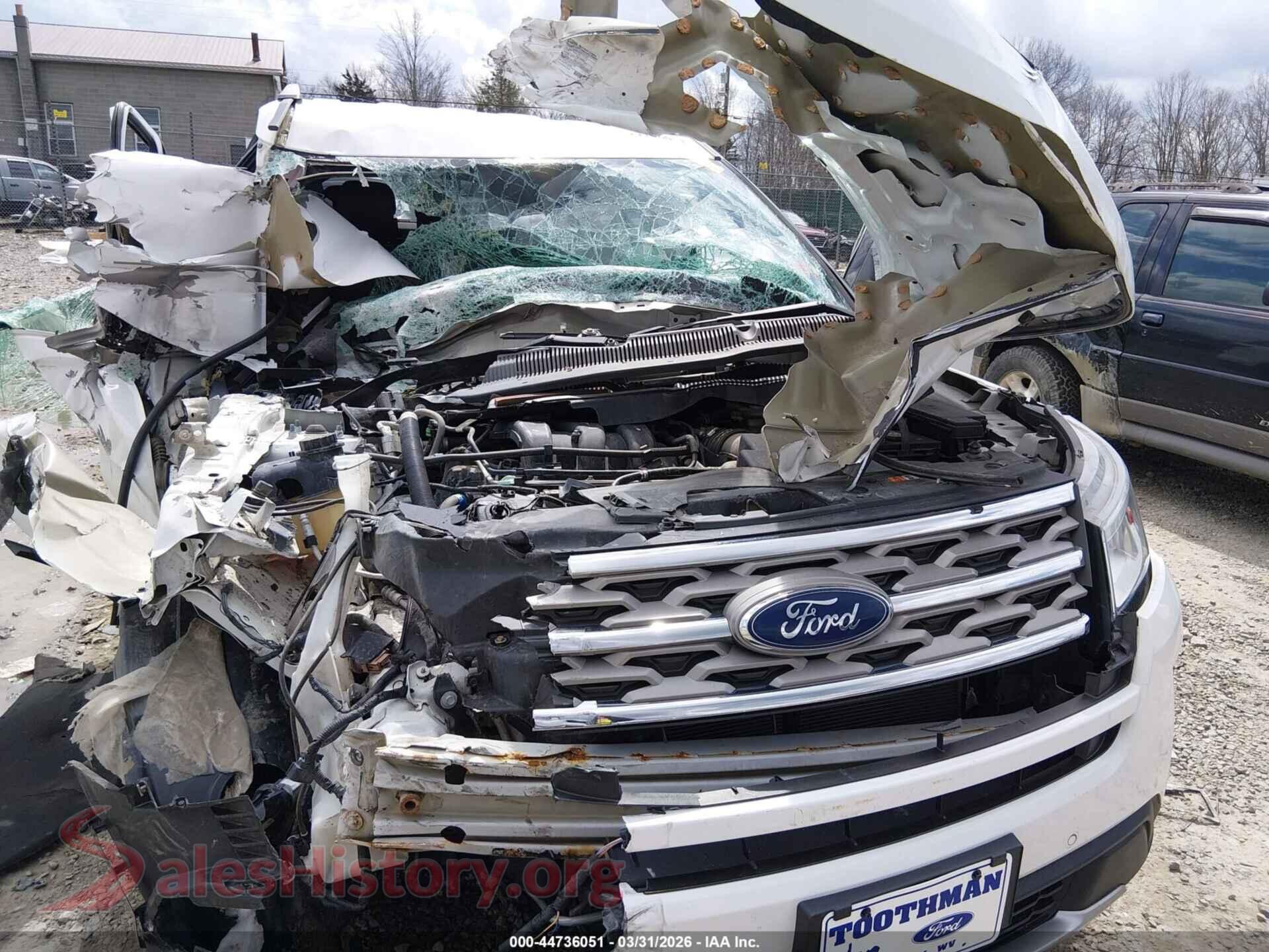 2018 FORD EXPLORER VIN 1FM5K8D8XJGA01868, interior dashboard