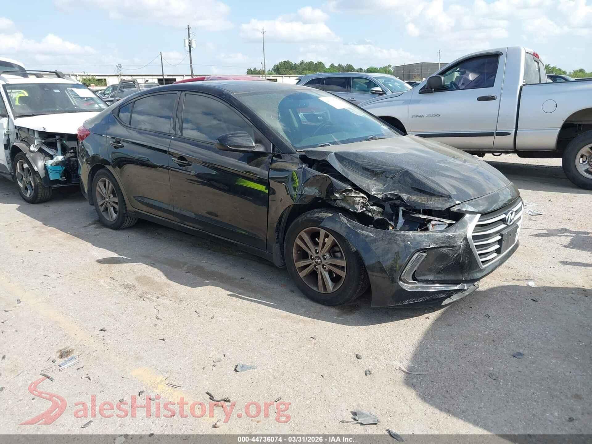 5NPD84LF8JH309222 2018 HYUNDAI ELANTRA