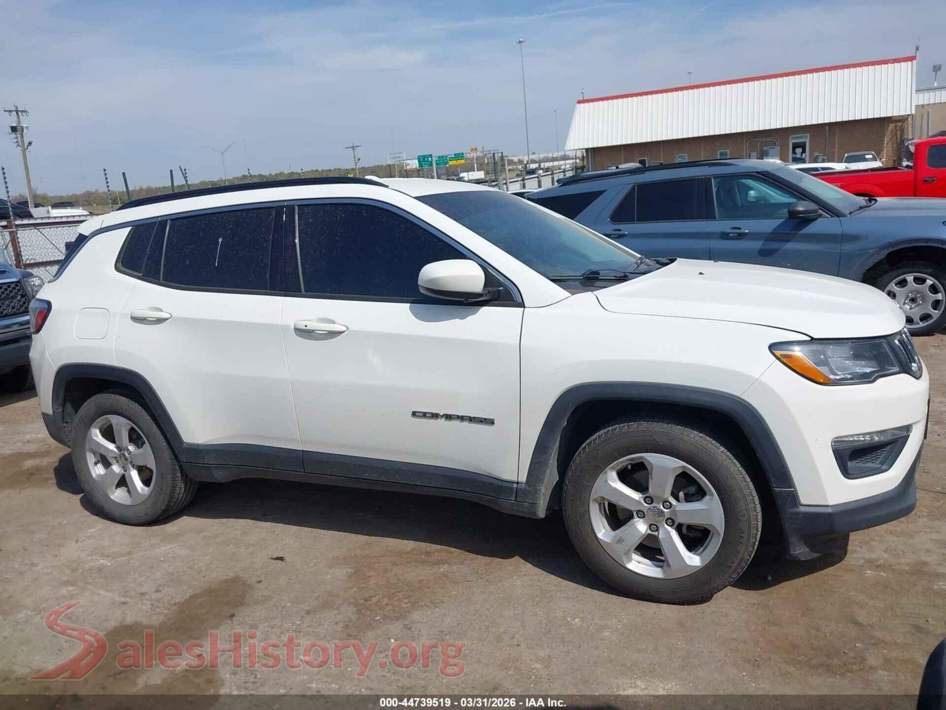 2019 JEEP COMPASS VIN 3C4NJCBB1KT801254, auction photo 13