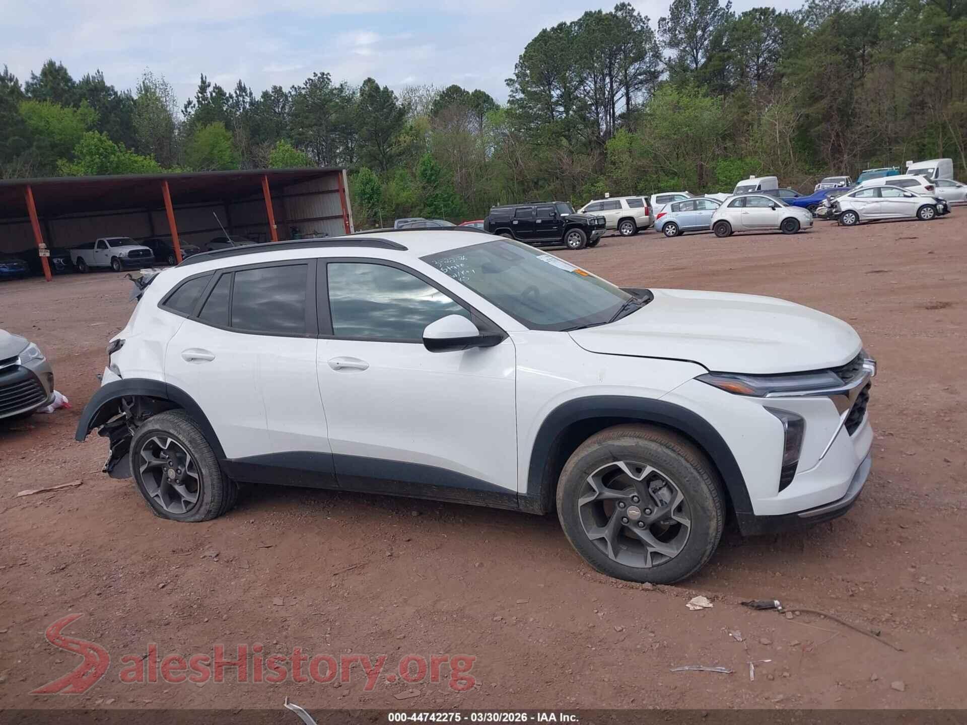 2024 CHEVROLET TRAX VIN KL77LHE23RC054187, auction photo 13