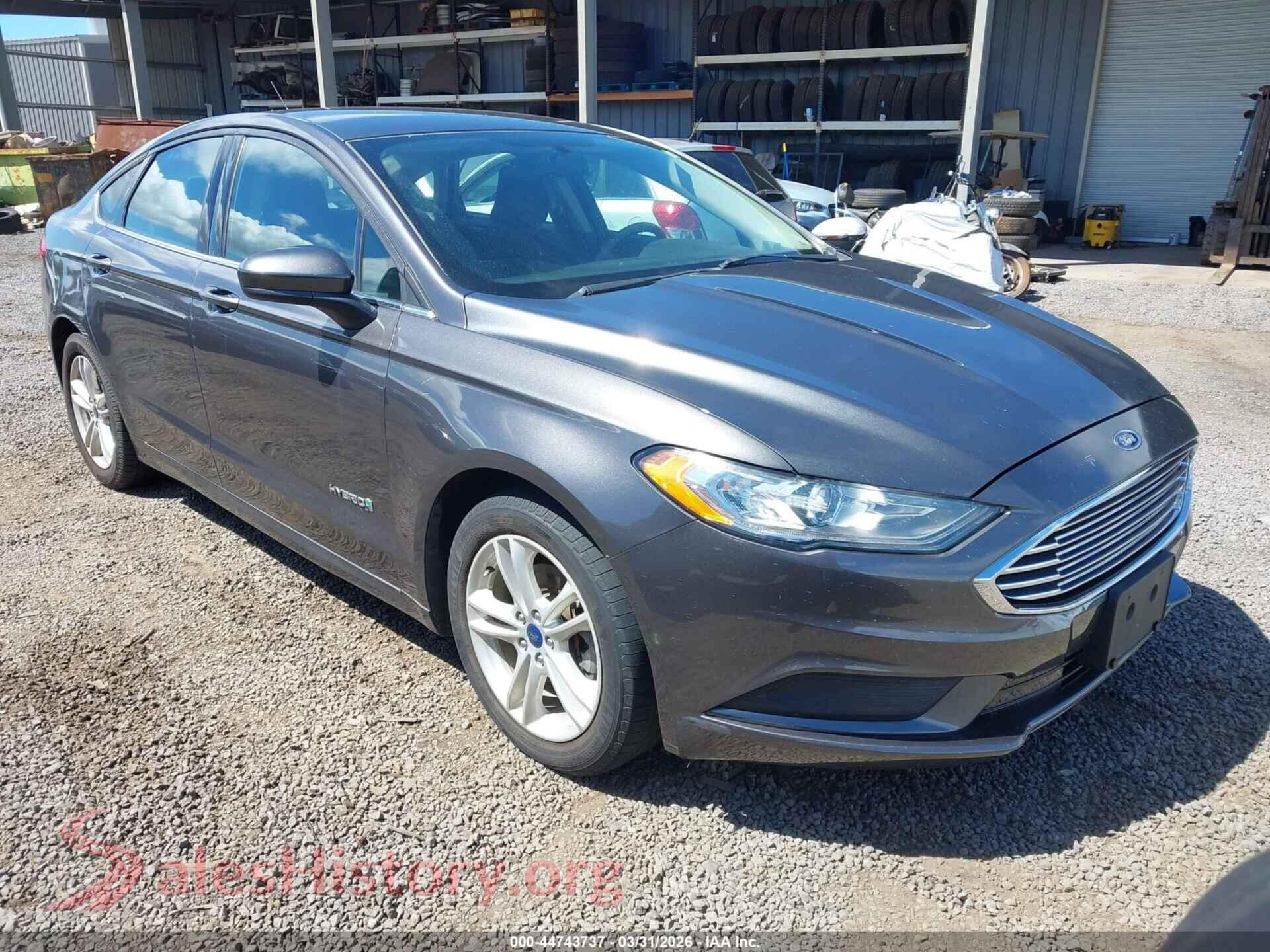 3FA6P0LU0JR205331 2018 FORD FUSION HYBRID