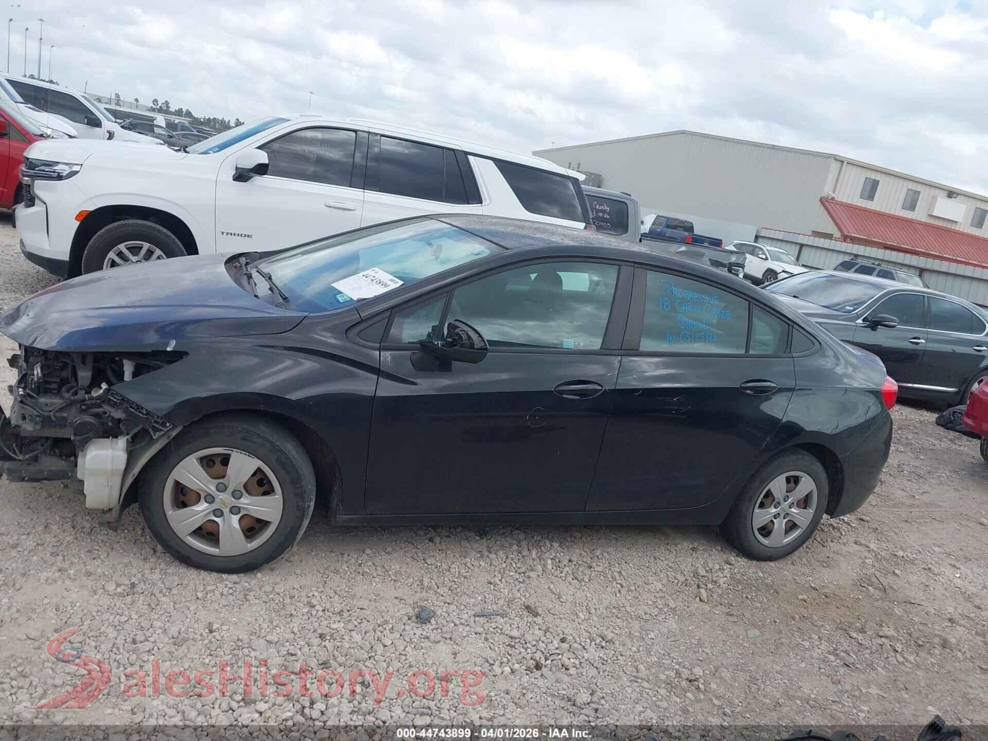 2018 CHEVROLET CRUZE VIN 1G1BC5SMXJ7225539, auction photo 14