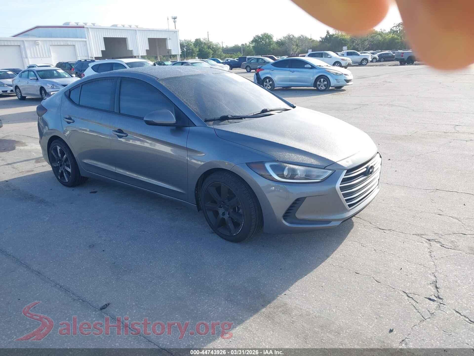 5NPD74LF4JH350580 2018 HYUNDAI ELANTRA