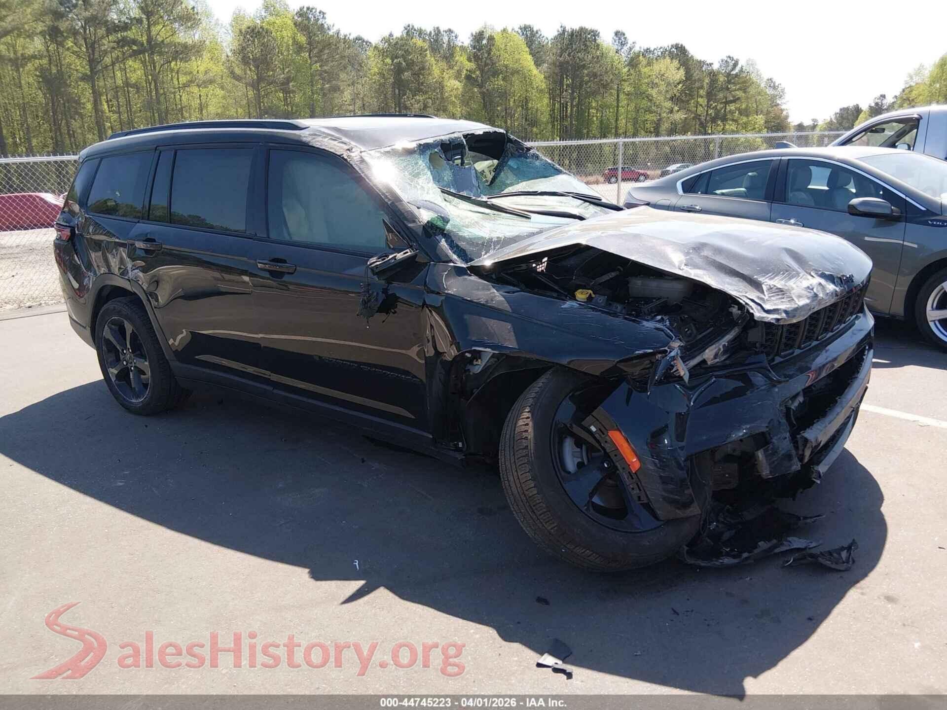 2024 JEEP GRAND CHEROKEE L VIN 1C4RJJBG4R8575690, auction photo