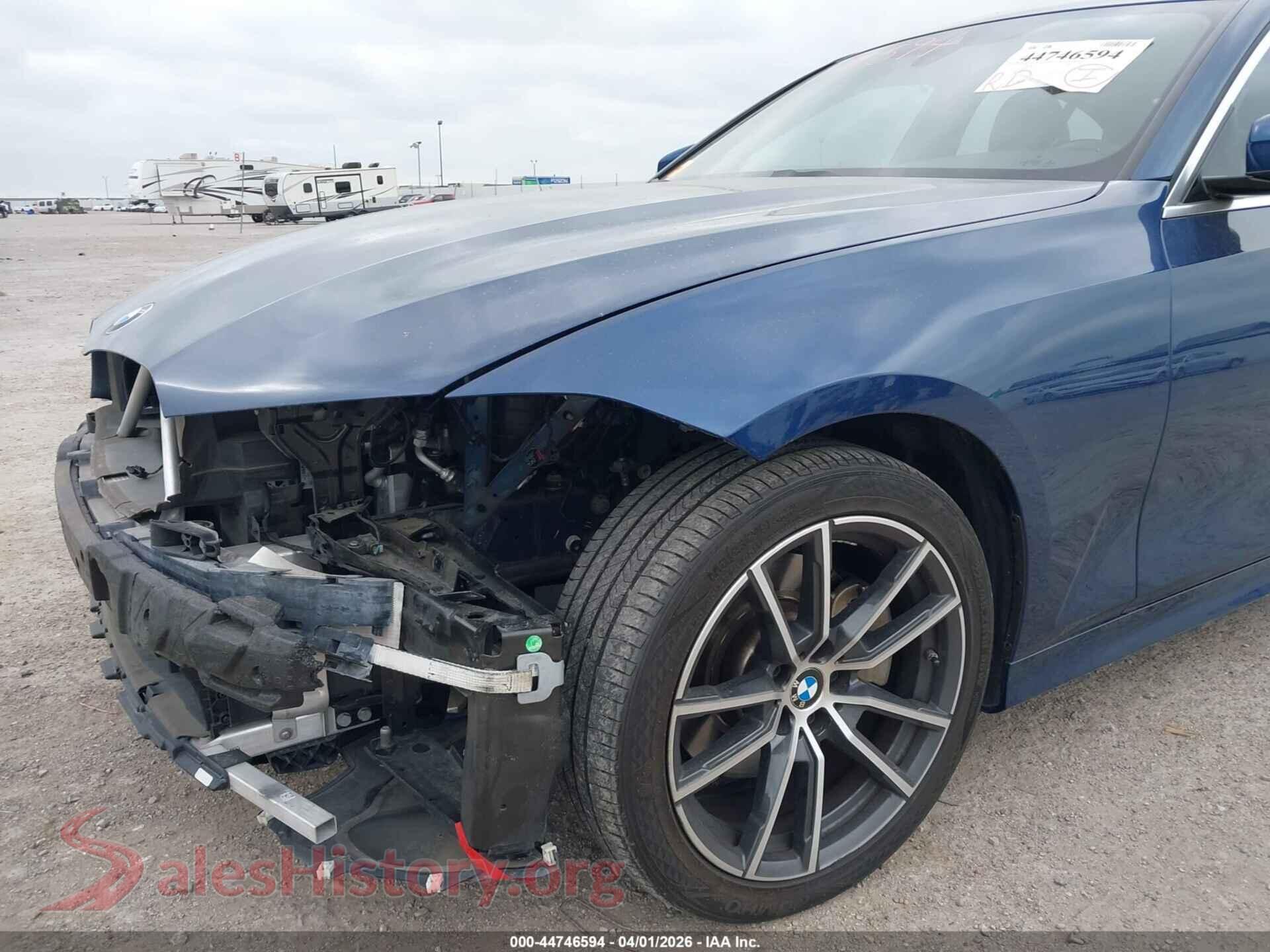 2021 BMW 330I VIN 3MW5R1J0XM8C12915, auction photo 20