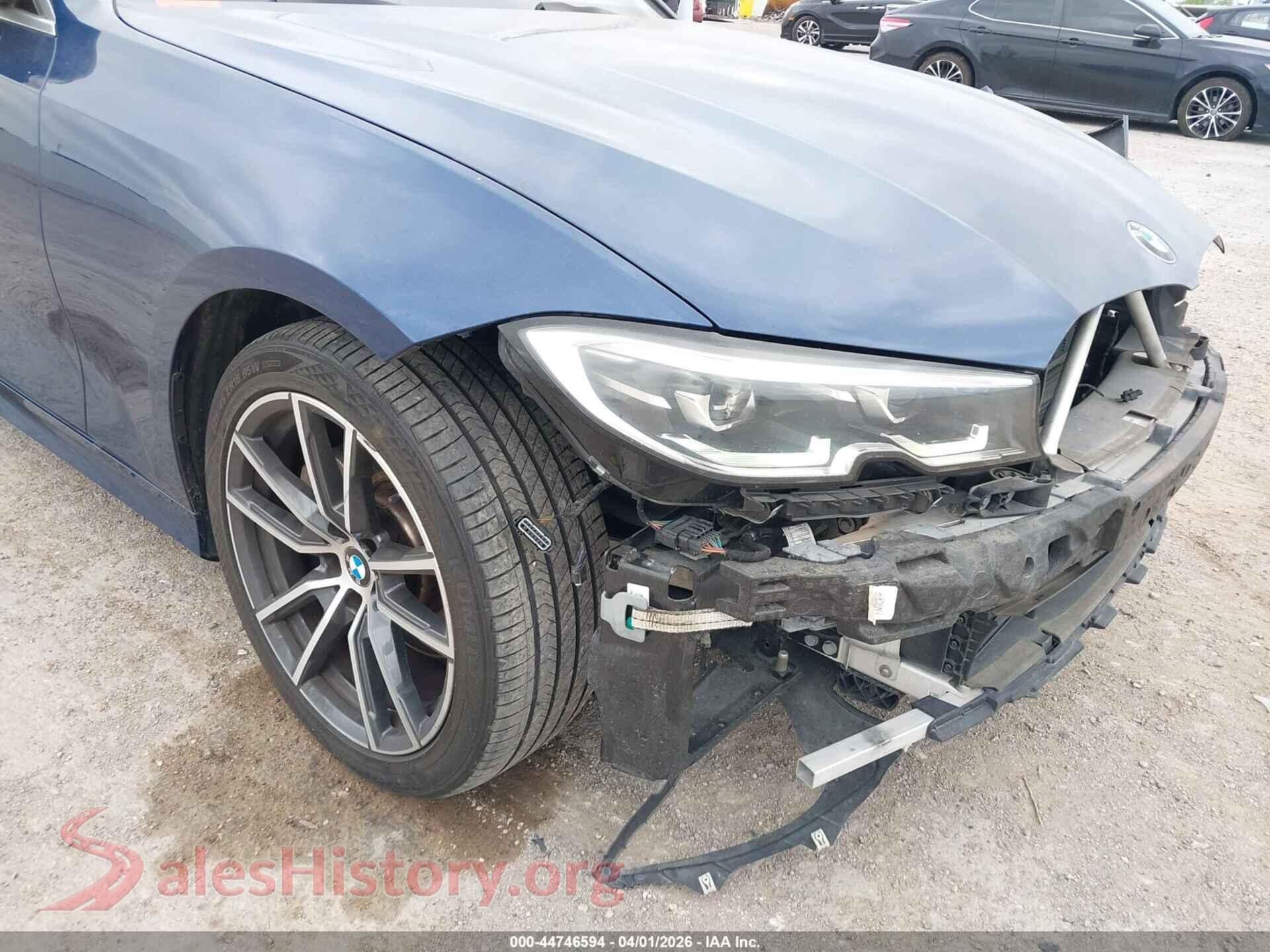 2021 BMW 330I VIN 3MW5R1J0XM8C12915, auction photo 19