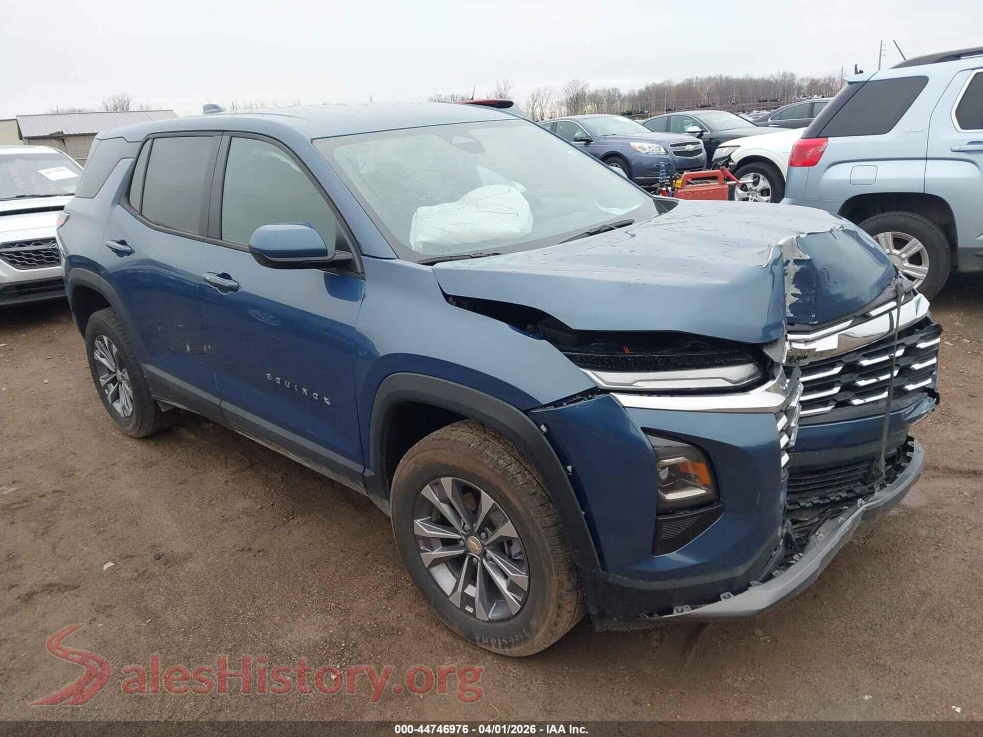2026 CHEVROLET EQUINOX VIN 3GNAXHEG2TL340205, auction photo