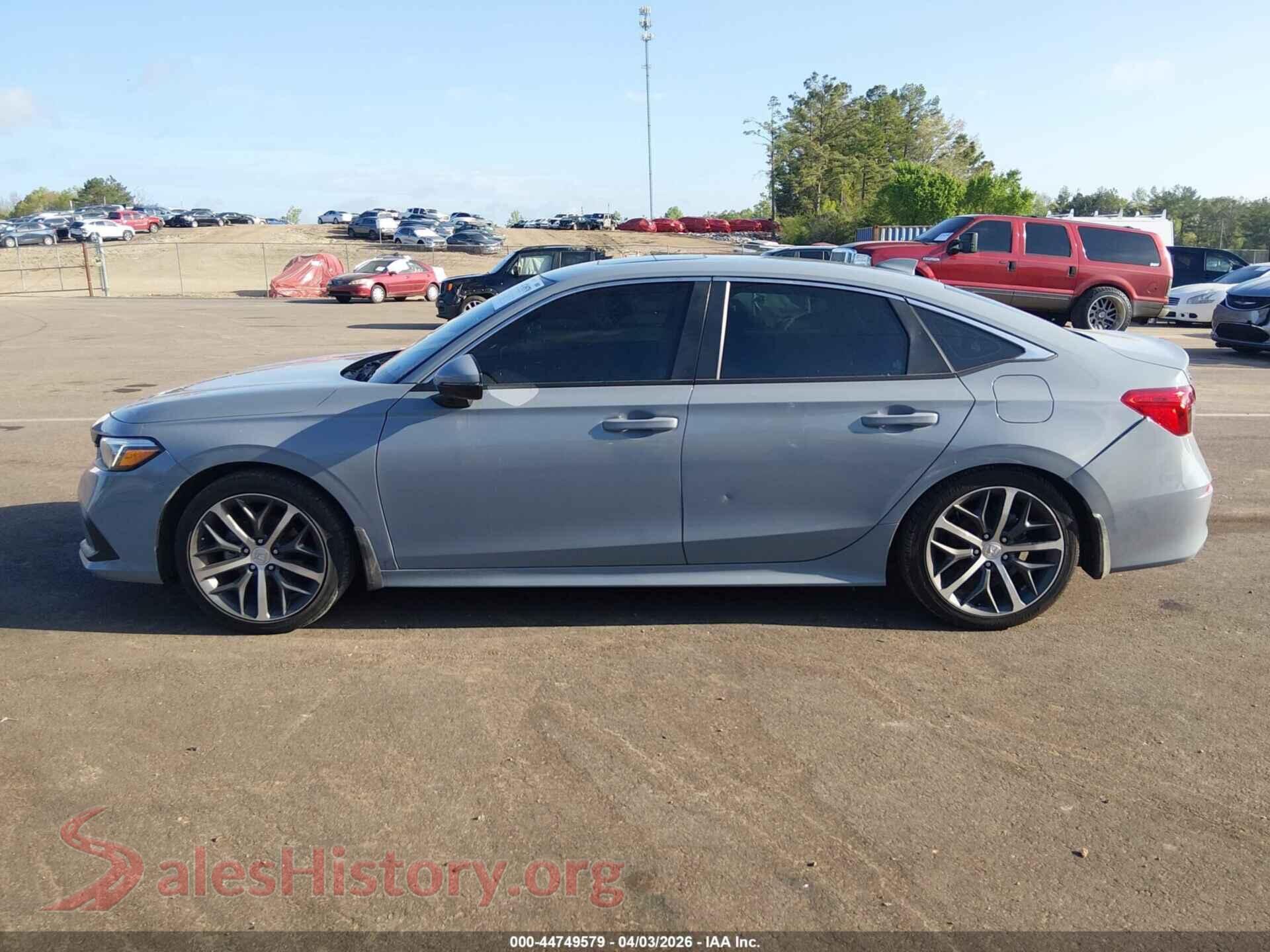 2022 HONDA CIVIC VIN 2HGFE1F9XNH316789, auction photo 14