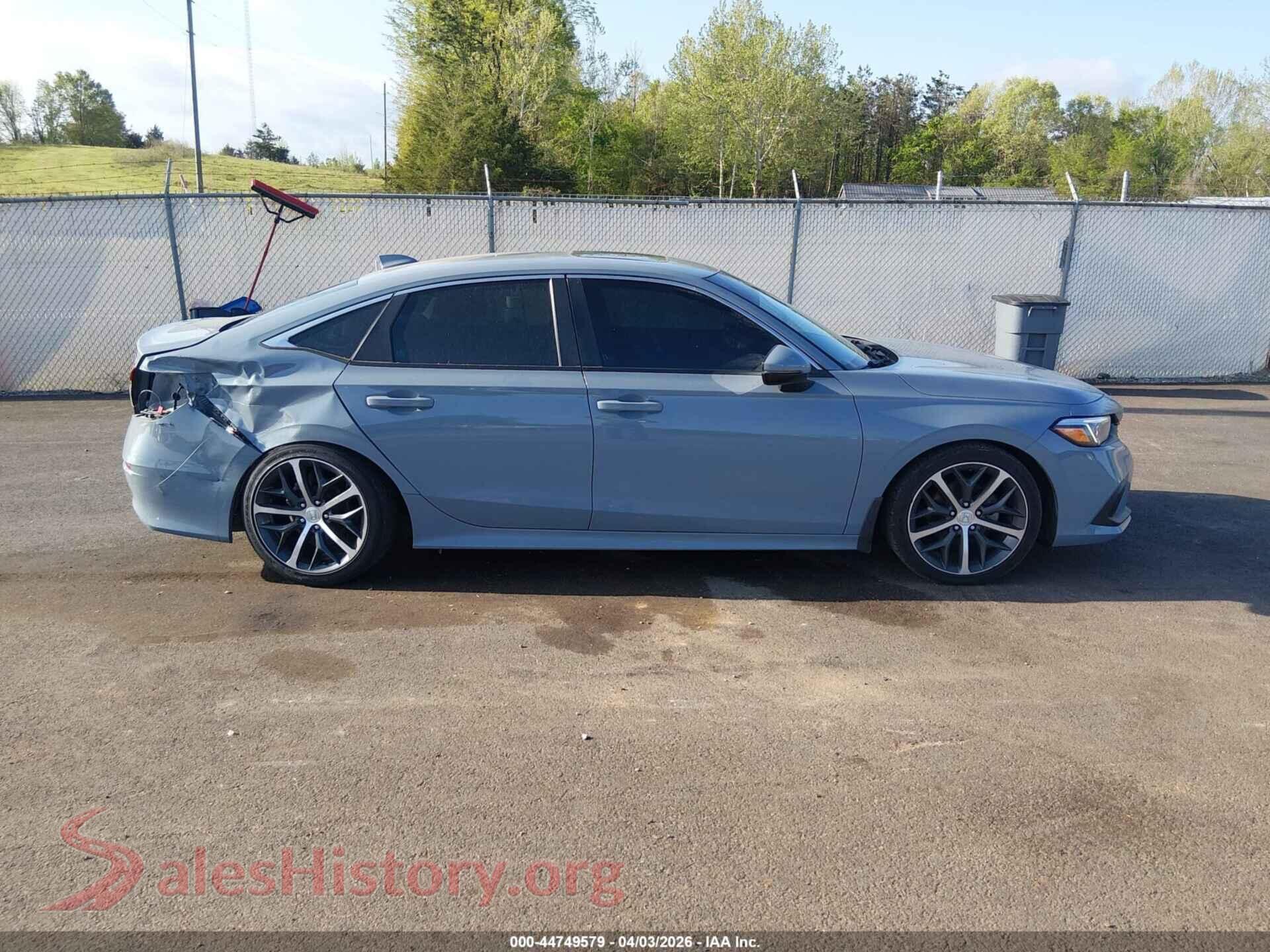 2022 HONDA CIVIC VIN 2HGFE1F9XNH316789, auction photo 13