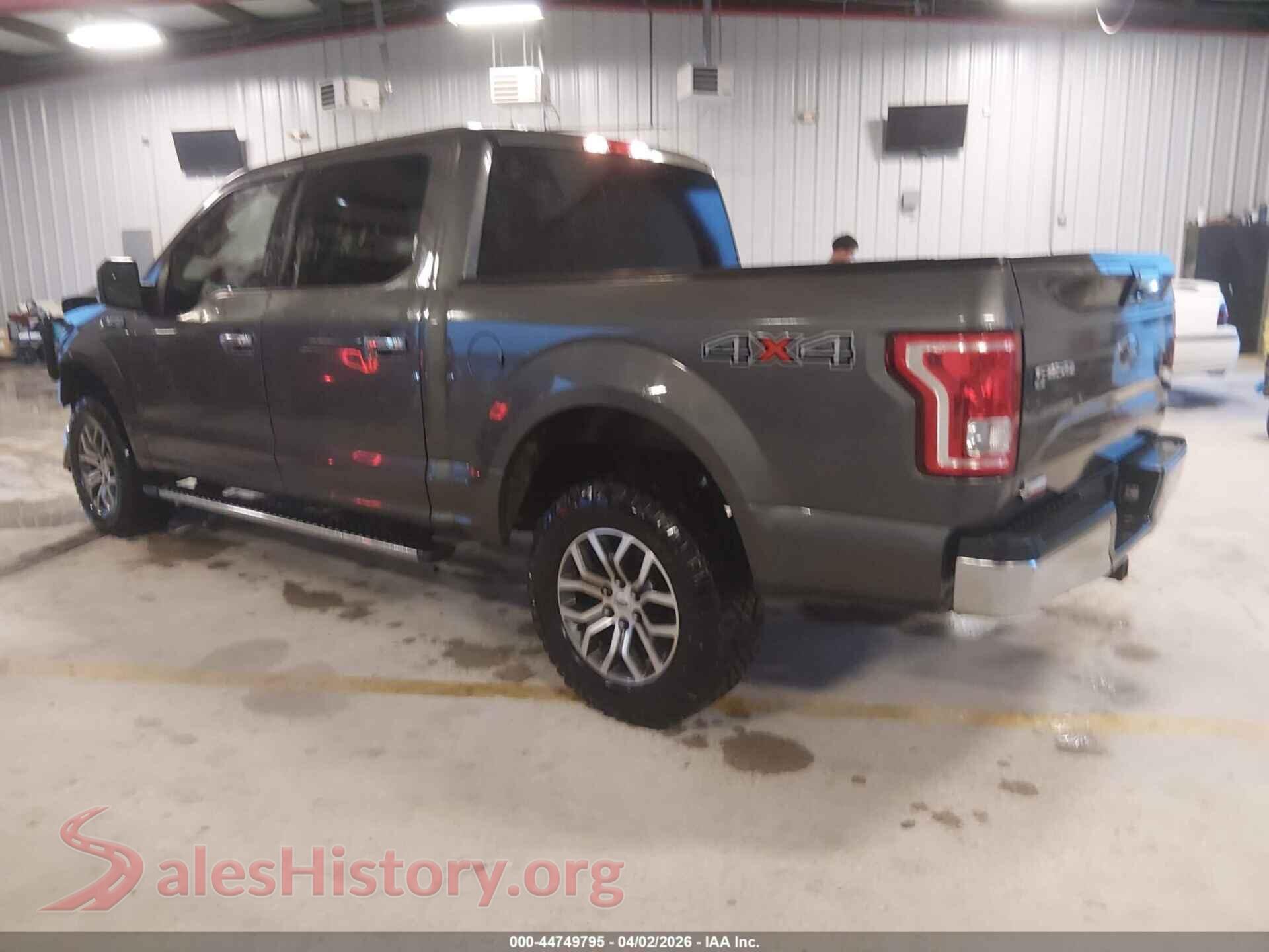 2017 FORD F-150 VIN 1FTEW1EF6HKC53847, driver side view