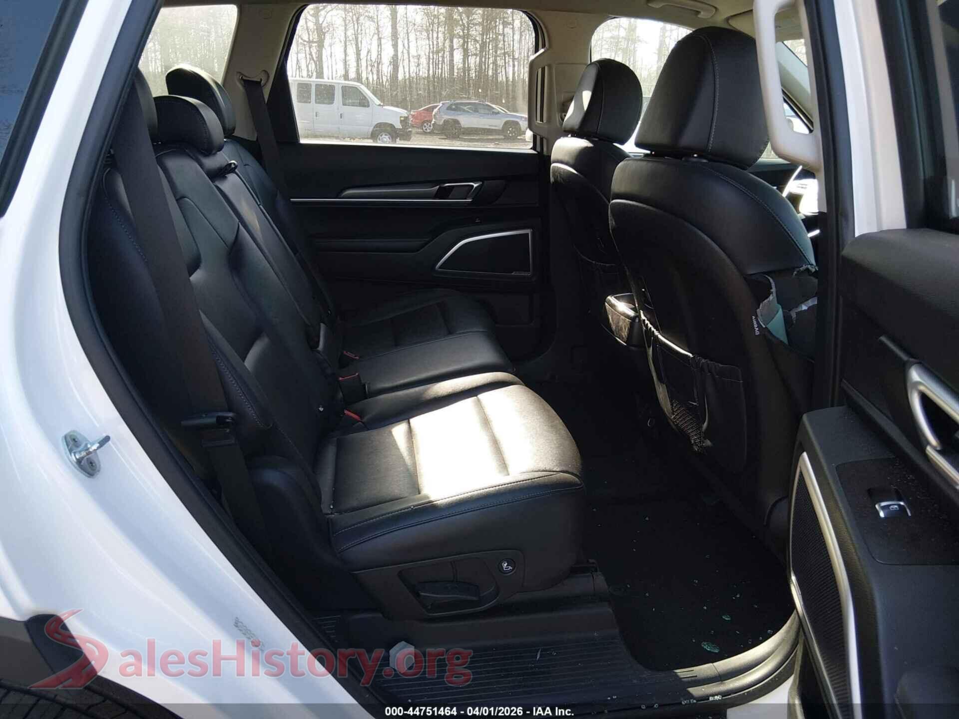 2022 KIA TELLURIDE VIN 5XYP2DHC4NG297421, front passenger side