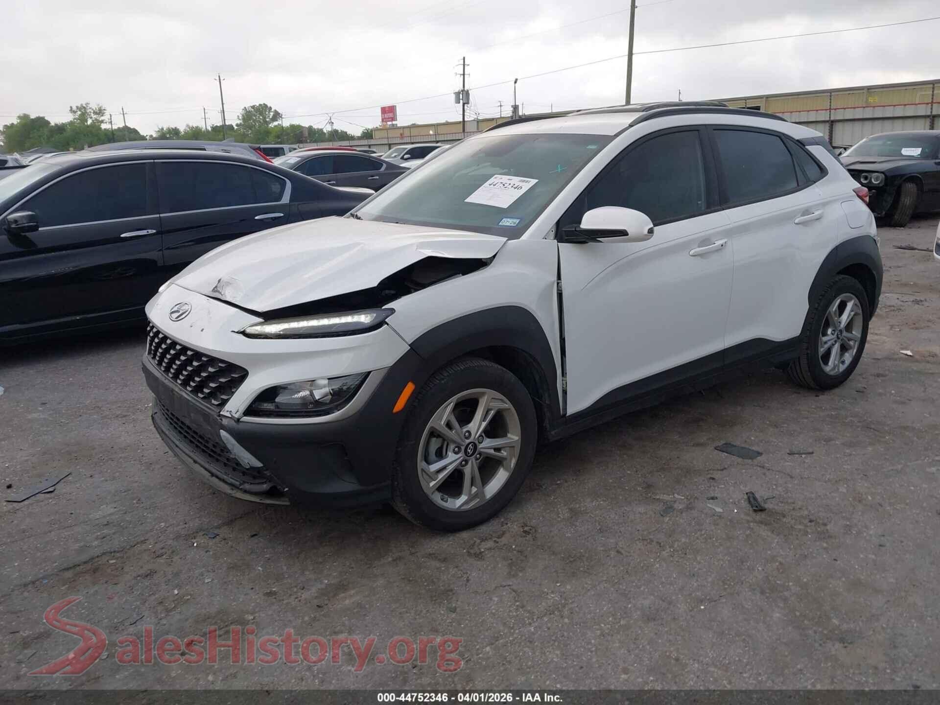 2023 HYUNDAI KONA VIN KM8K62AB7PU050976, front view