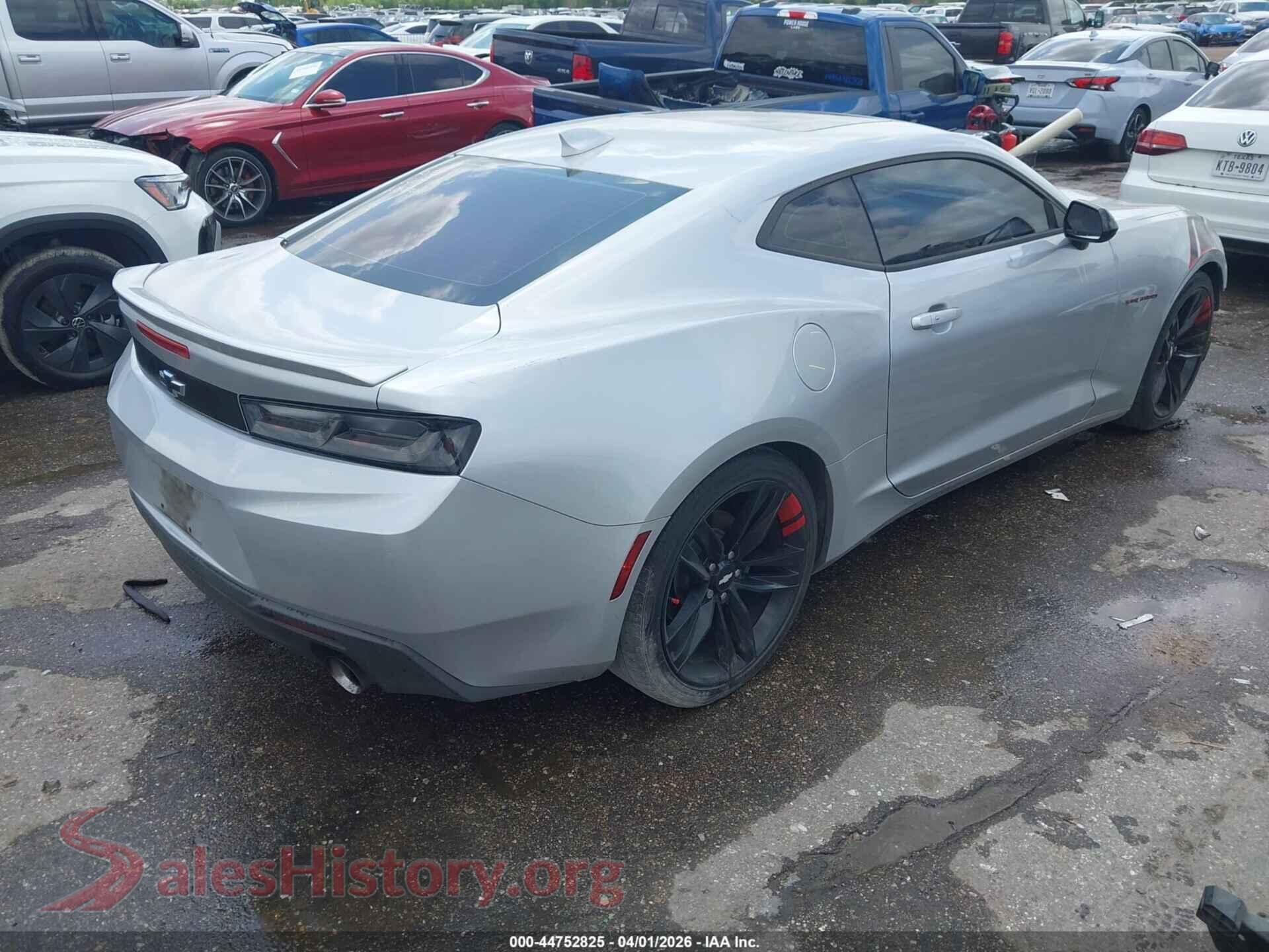 2018 CHEVROLET CAMARO VIN 1G1FB1RS6J0114450, rear driver side
