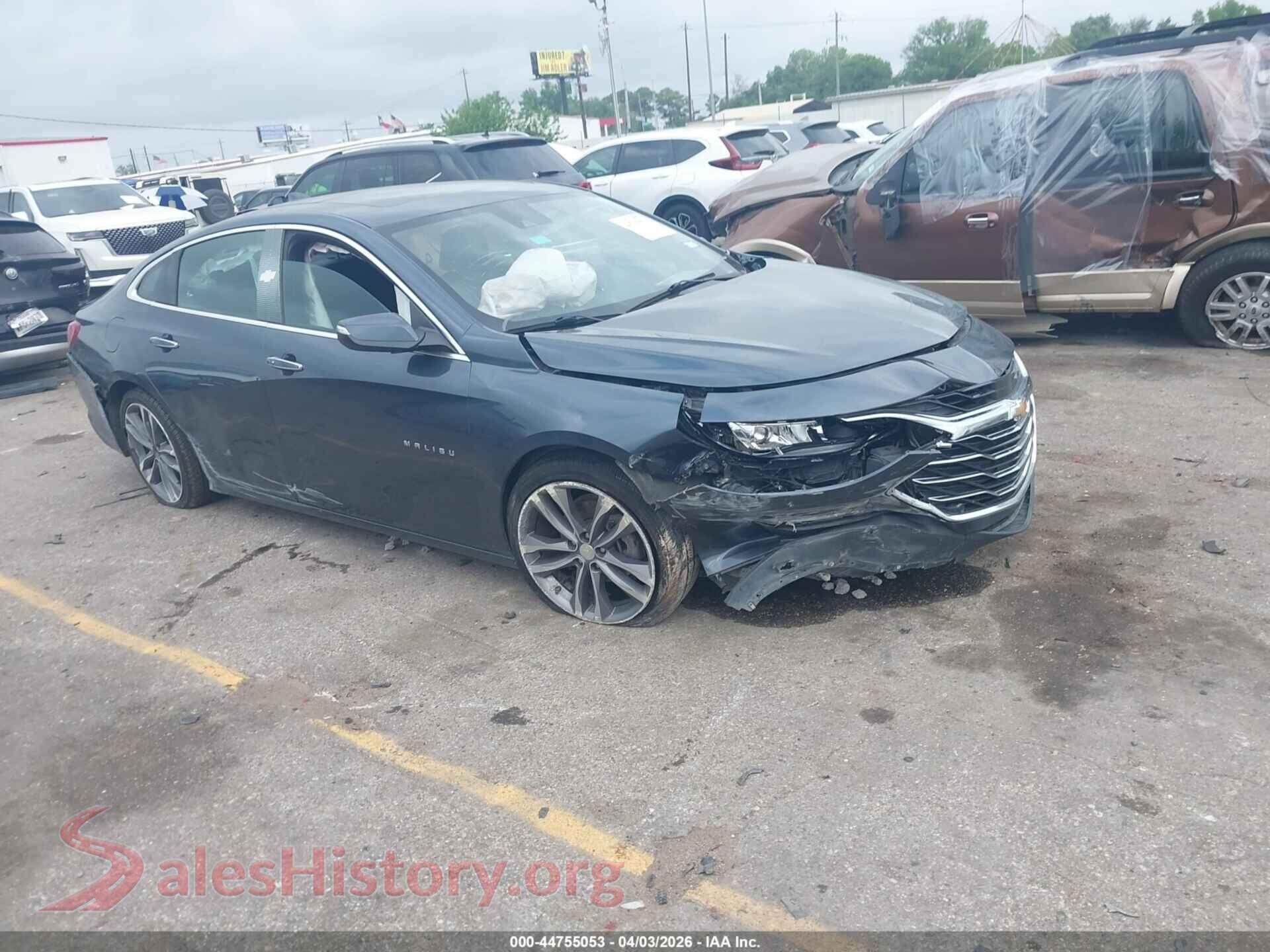 2020 CHEVROLET MALIBU VIN 1G1ZE5SX1LF023359, auction photo